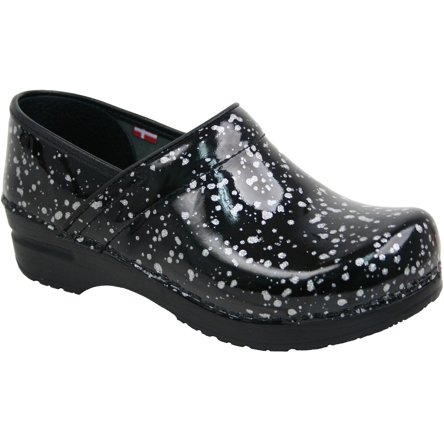 Sanita Misfit Women's Slip Resistant Clog in Silver
