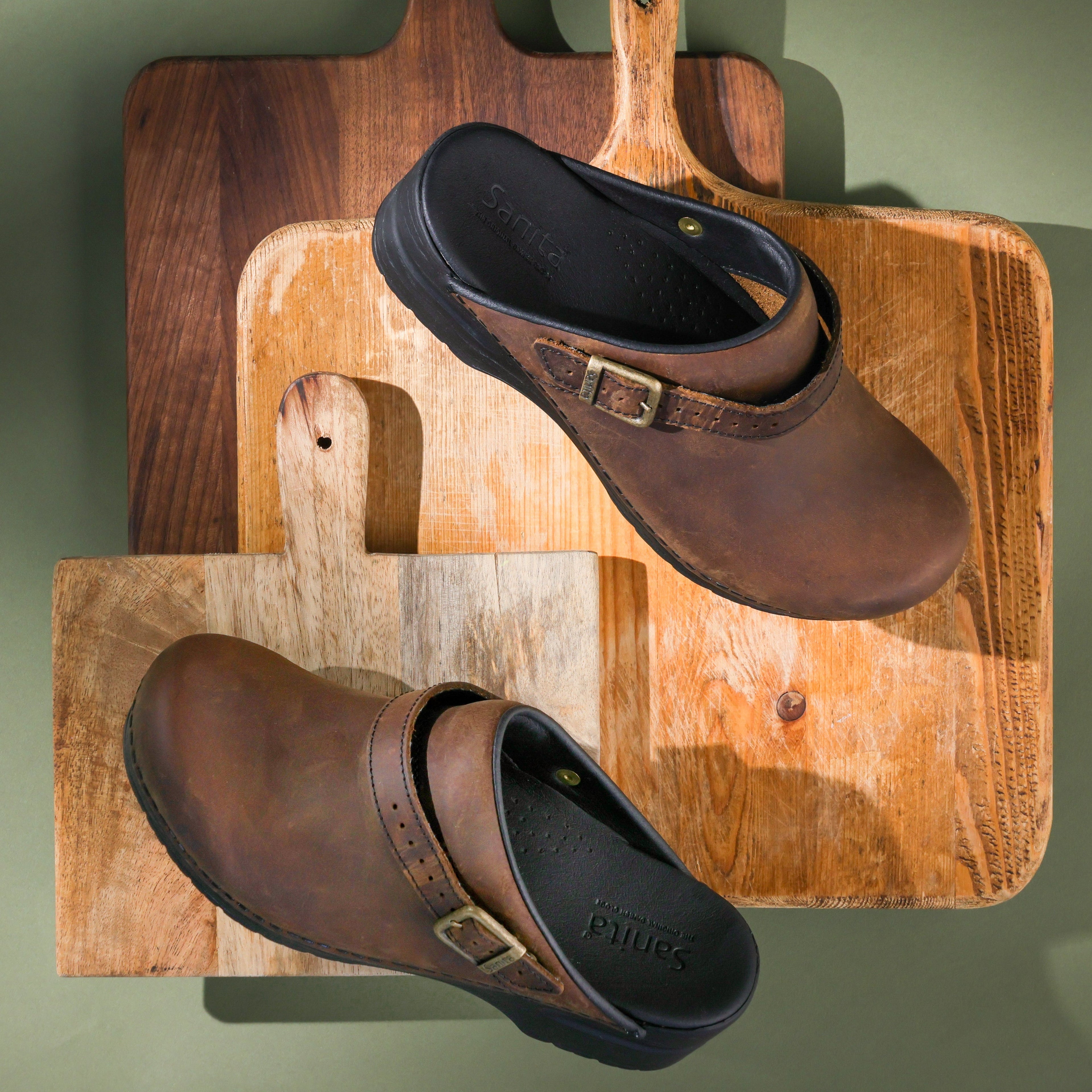 Sanita Morse Women's Clog in Antique Brown