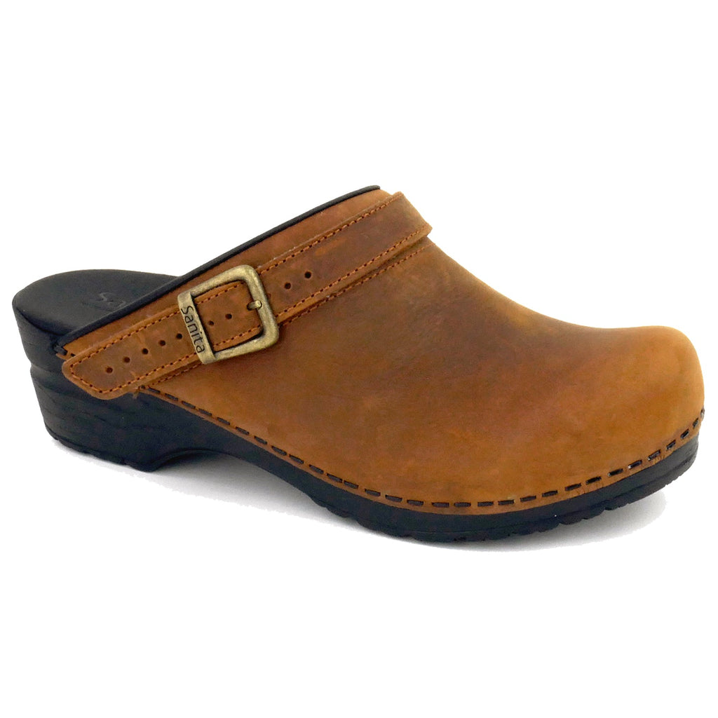 Sanita Morse Women's Clog in Chestnut