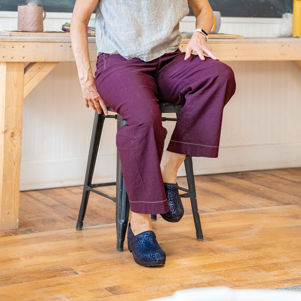 Sanita Pardus Women's Clog in Navy