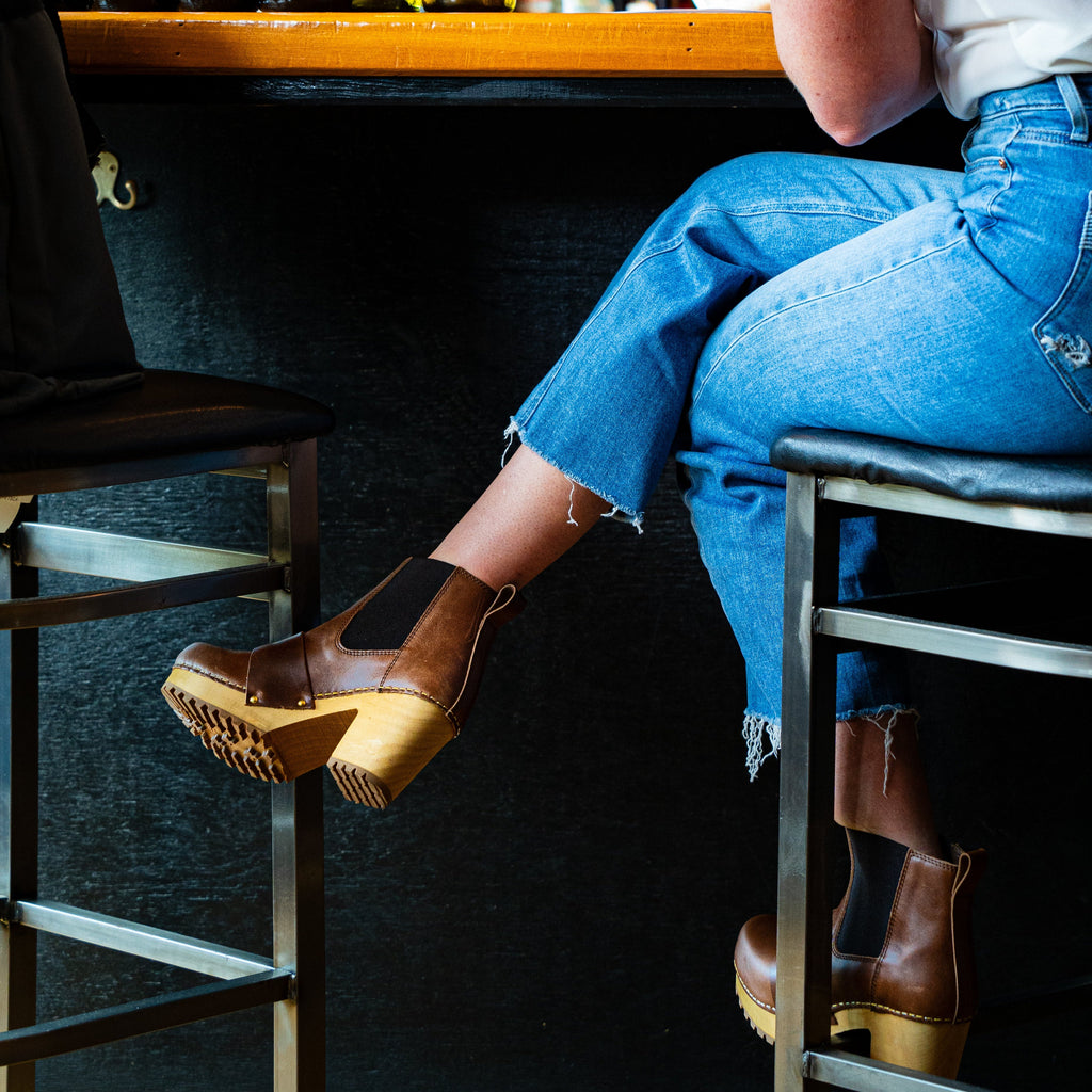 Sanita Penny Women's Wood Boot in Brown