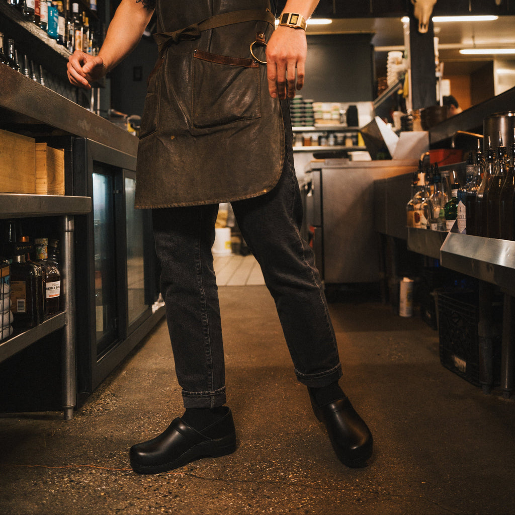 Sanita Pro. Cabrio Men's Clog in Black