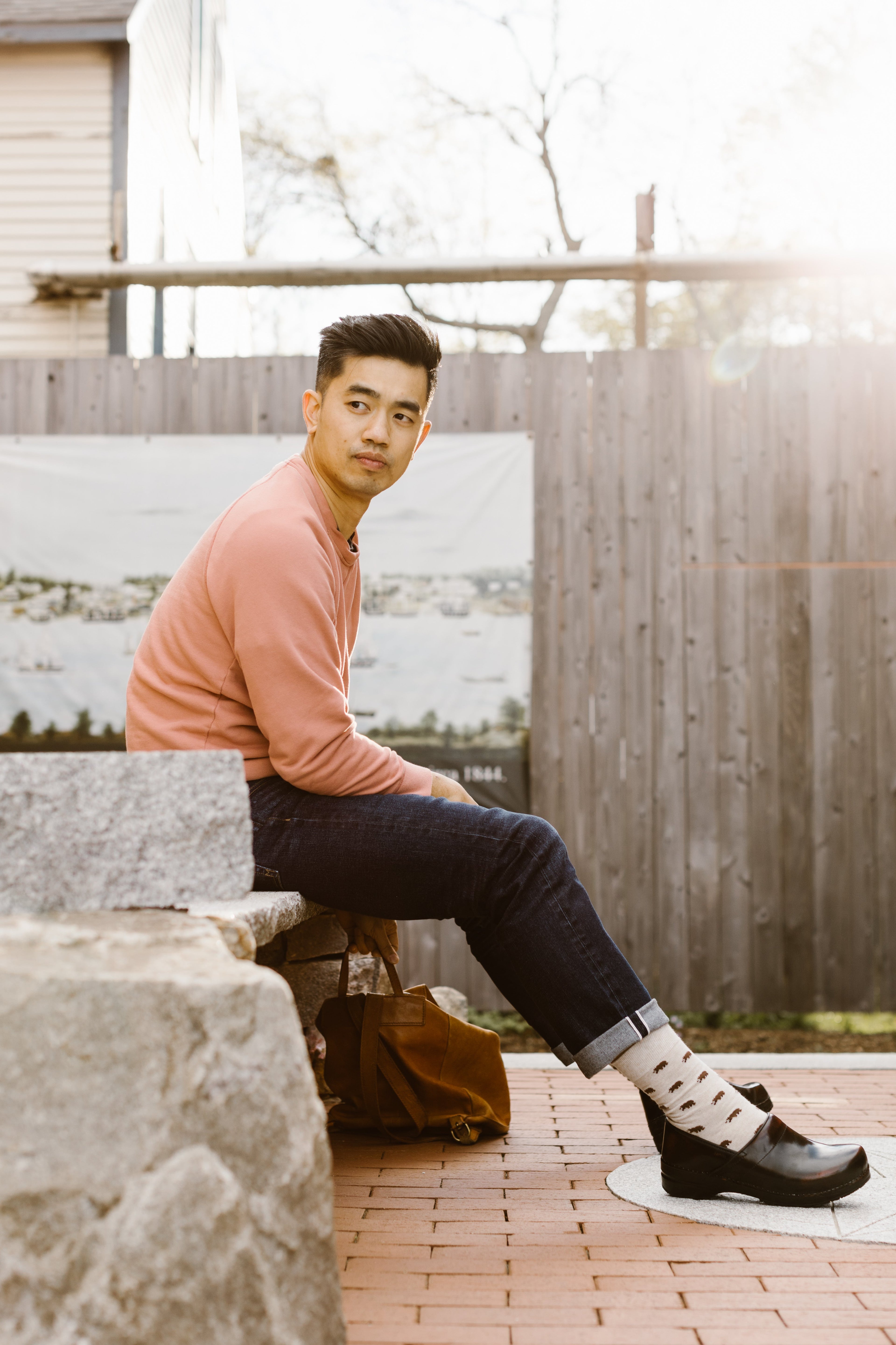 Sanita Pro. Cabrio Men's Clog in Bordeaux