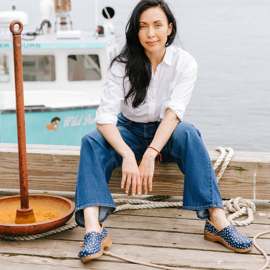 Sanita Roxbury Women's Clog in Blue