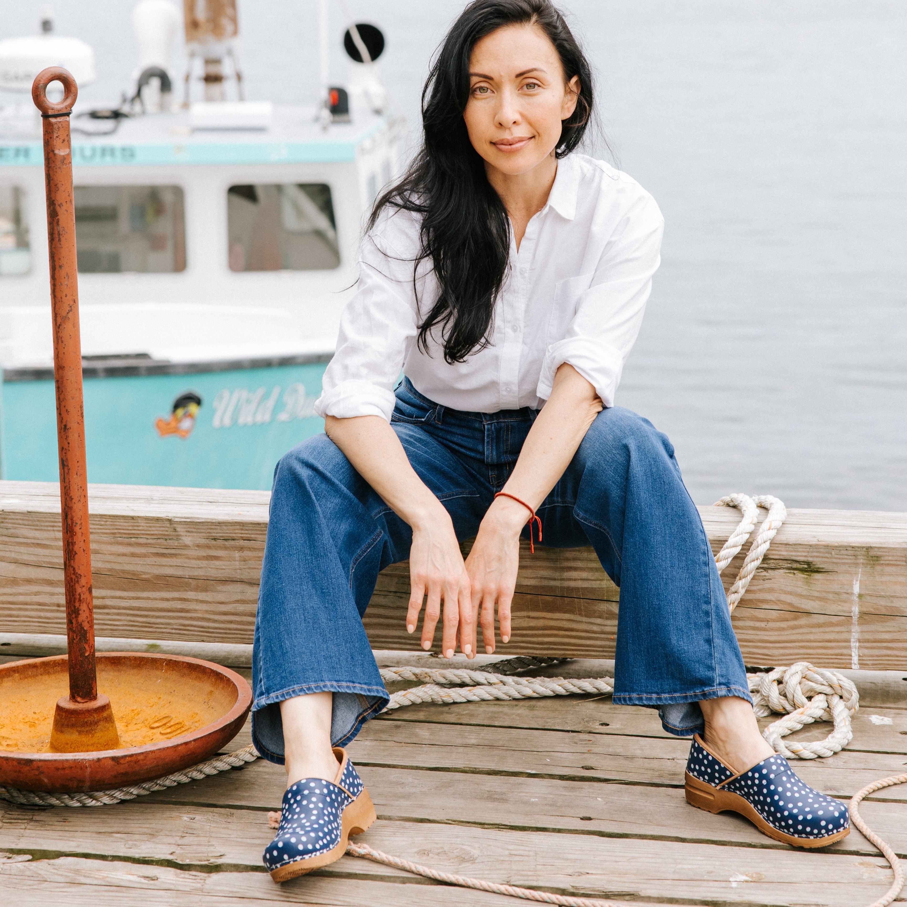 Sanita Roxbury Women's Clog in Blue