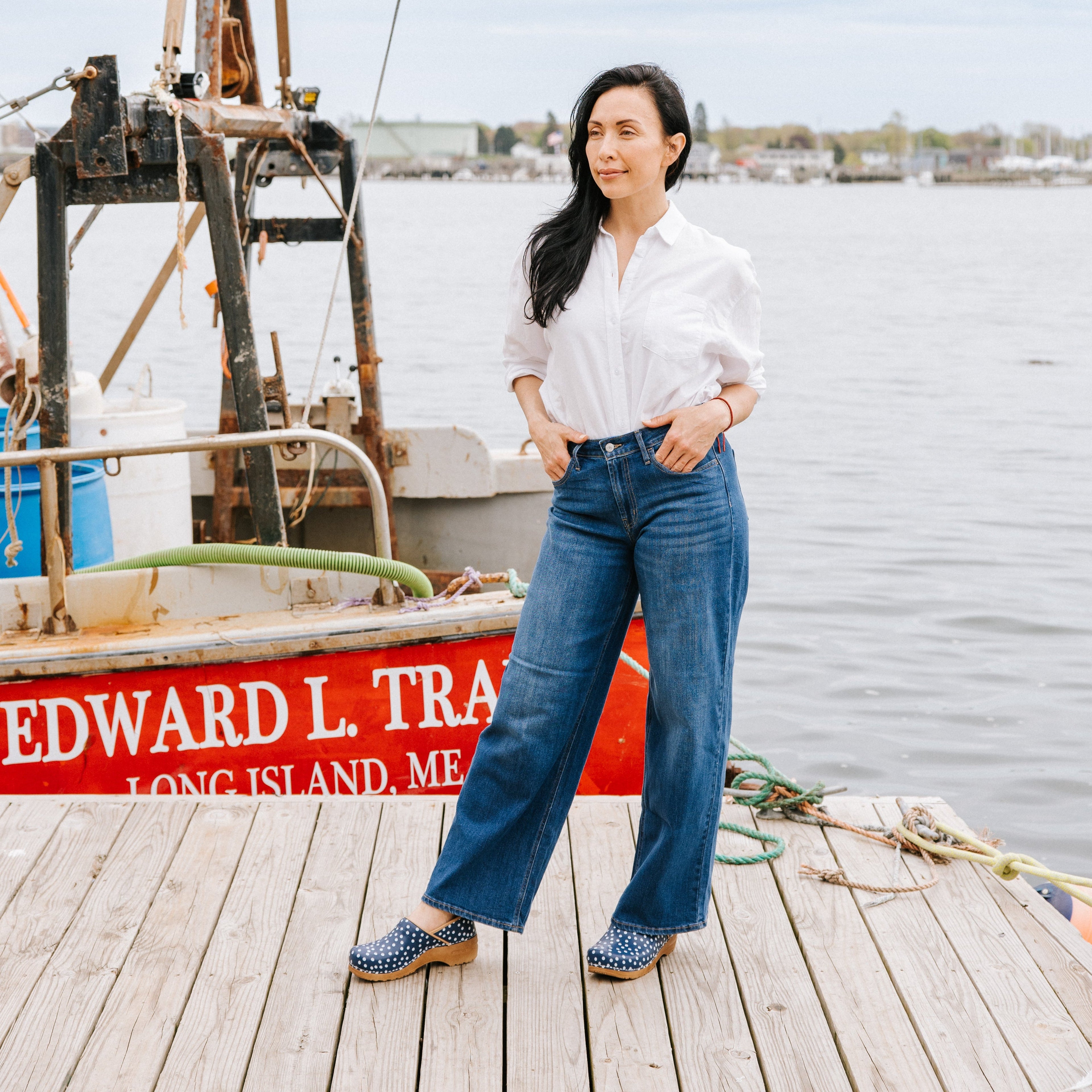 Sanita Roxbury Women's Clog in Blue