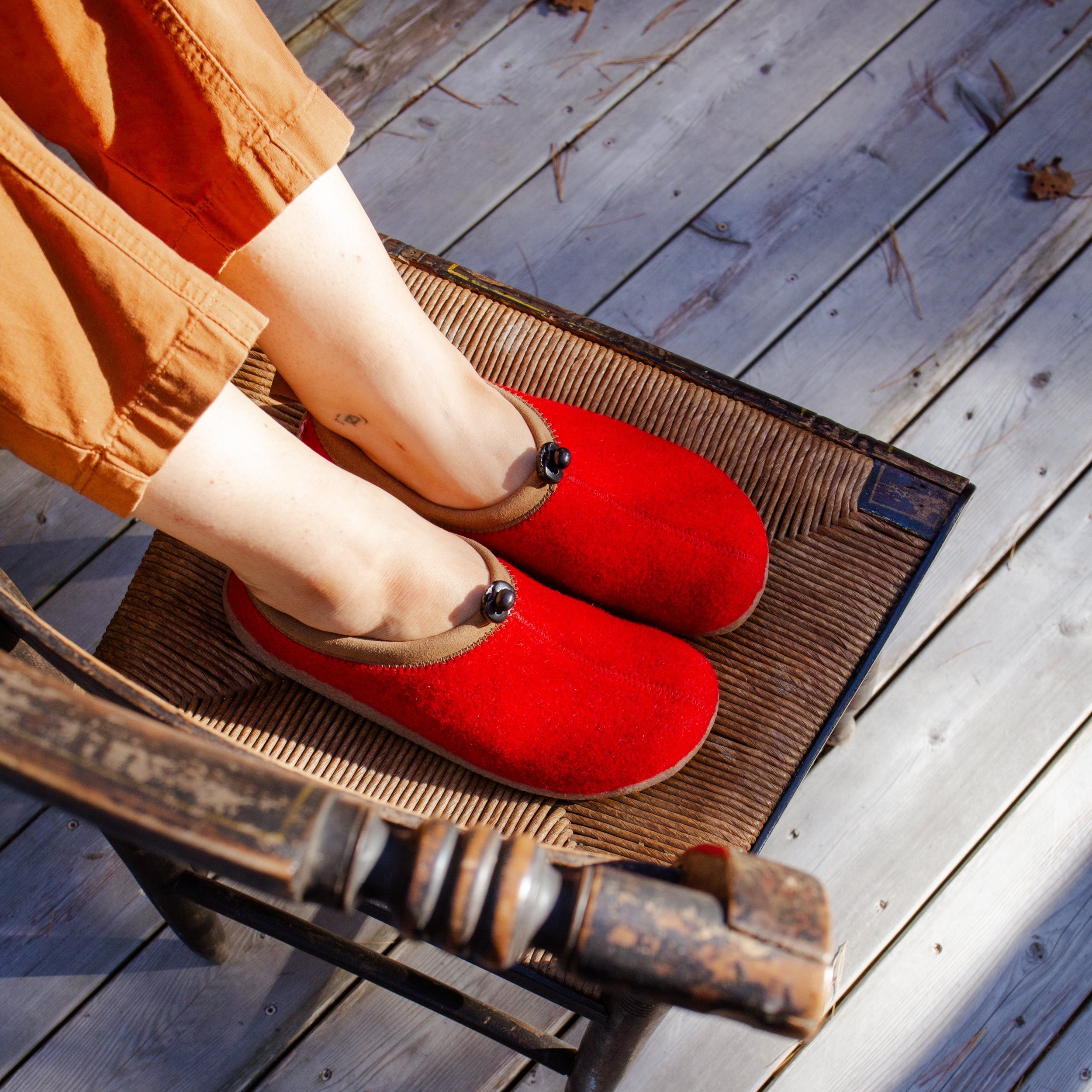 Sanita Samso Women's Slipper in Red