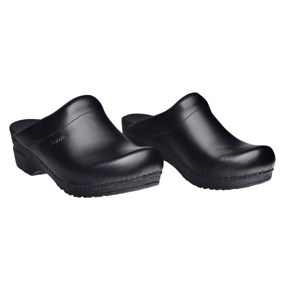 Sanita Sonja PU Women's Clog in Black