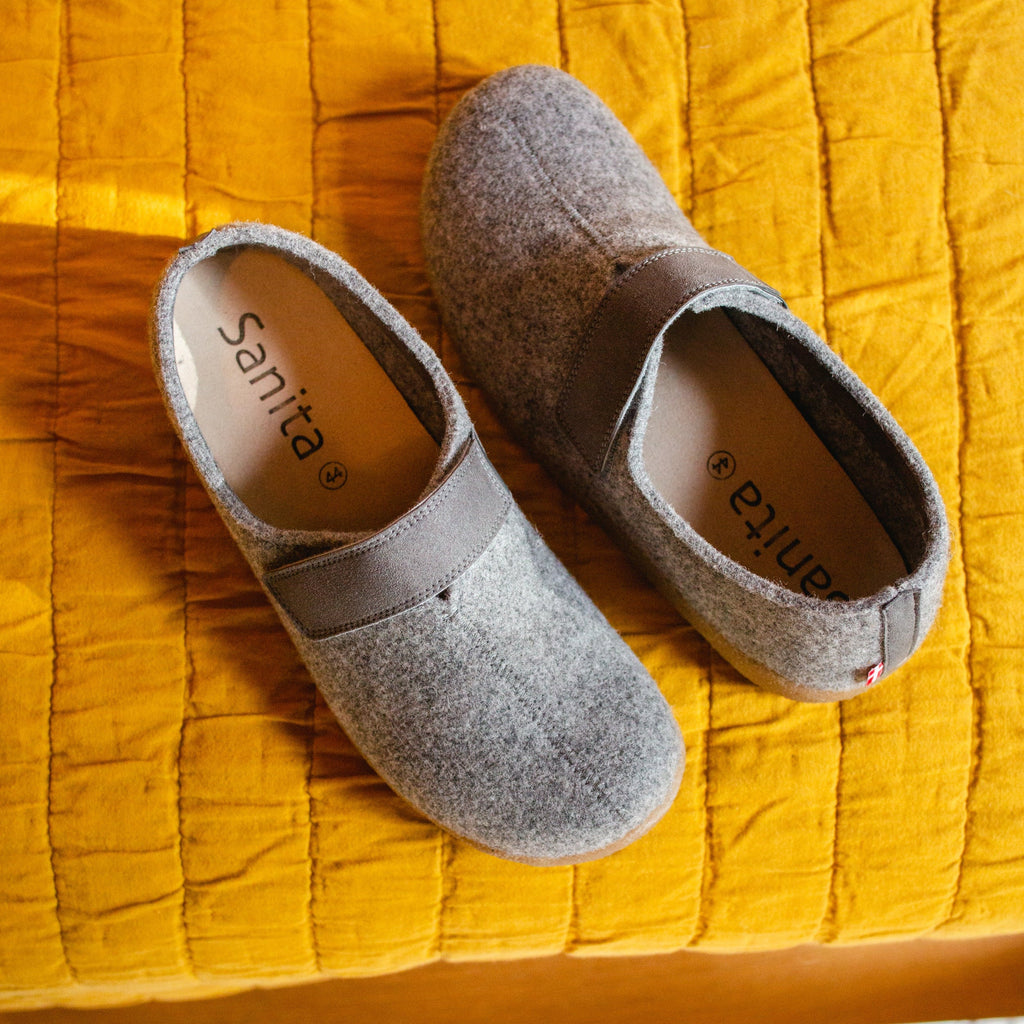 Sanita Varde Unisex Slipper in Slate