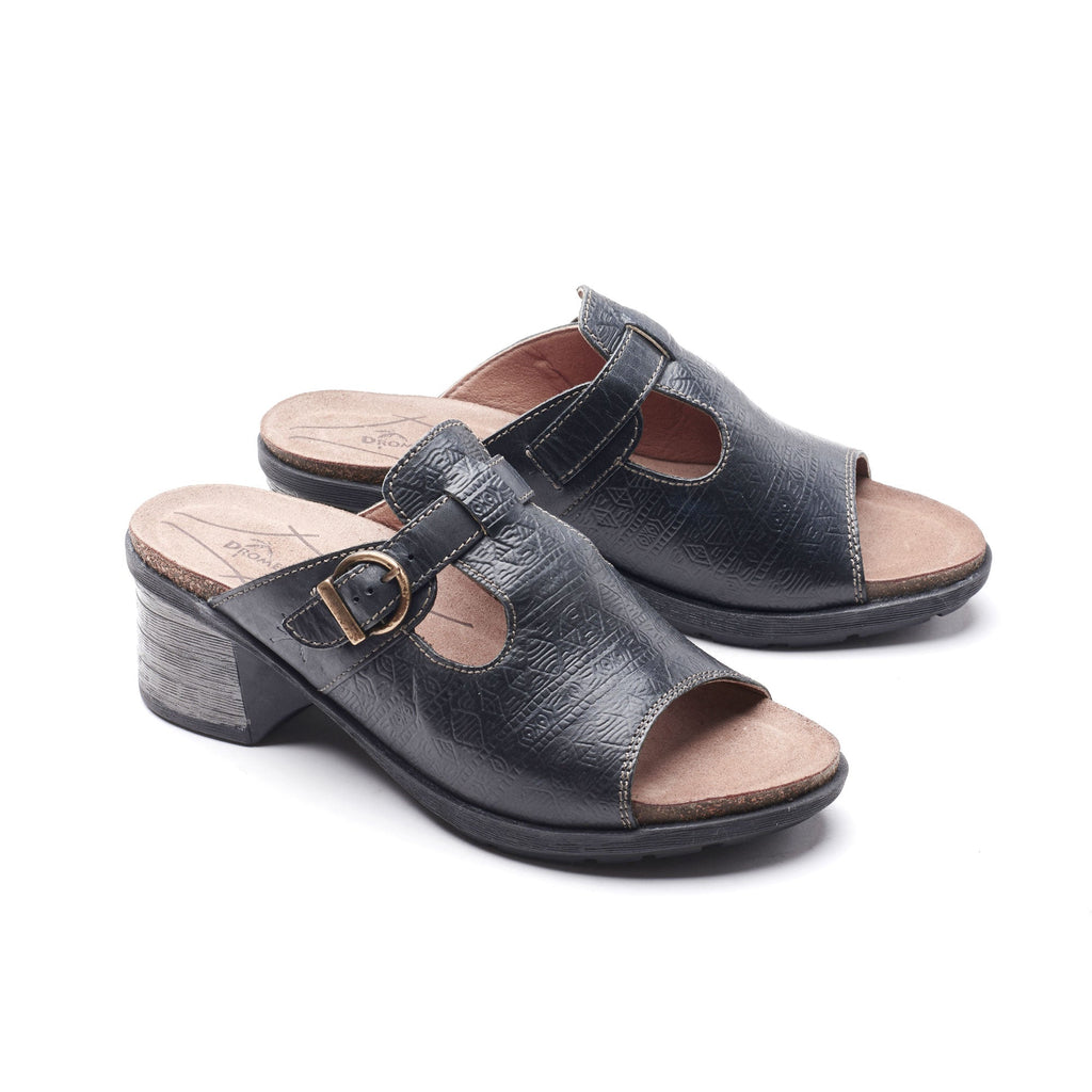 Dromedaris Sharon Leather Mule Sandals