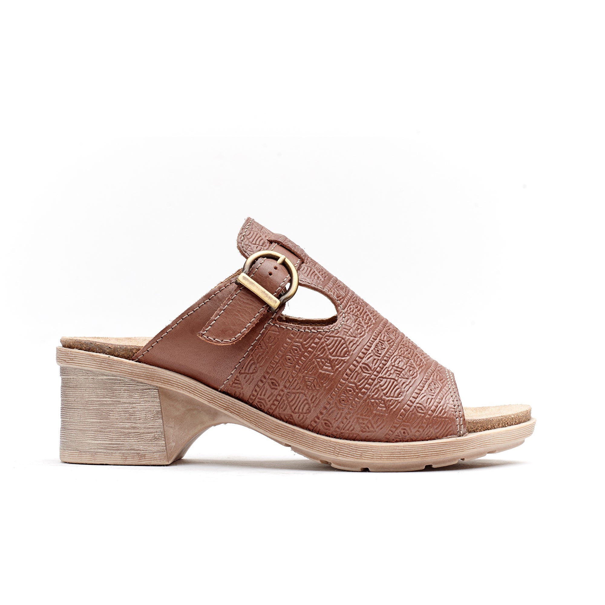 Dromedaris Sharon Leather Mule Sandals