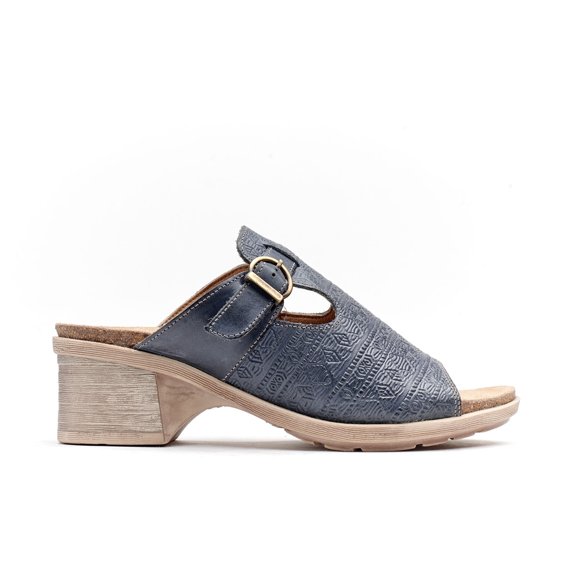 Dromedaris Sharon Leather Mule Sandals