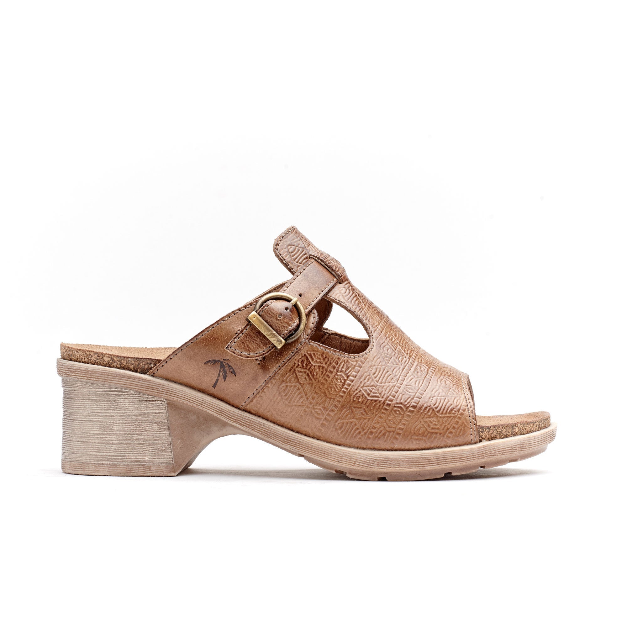 Dromedaris Sharon Leather Mule Sandals