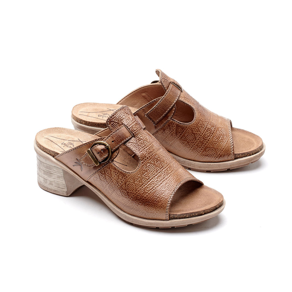 Dromedaris Sharon Leather Mule Sandals