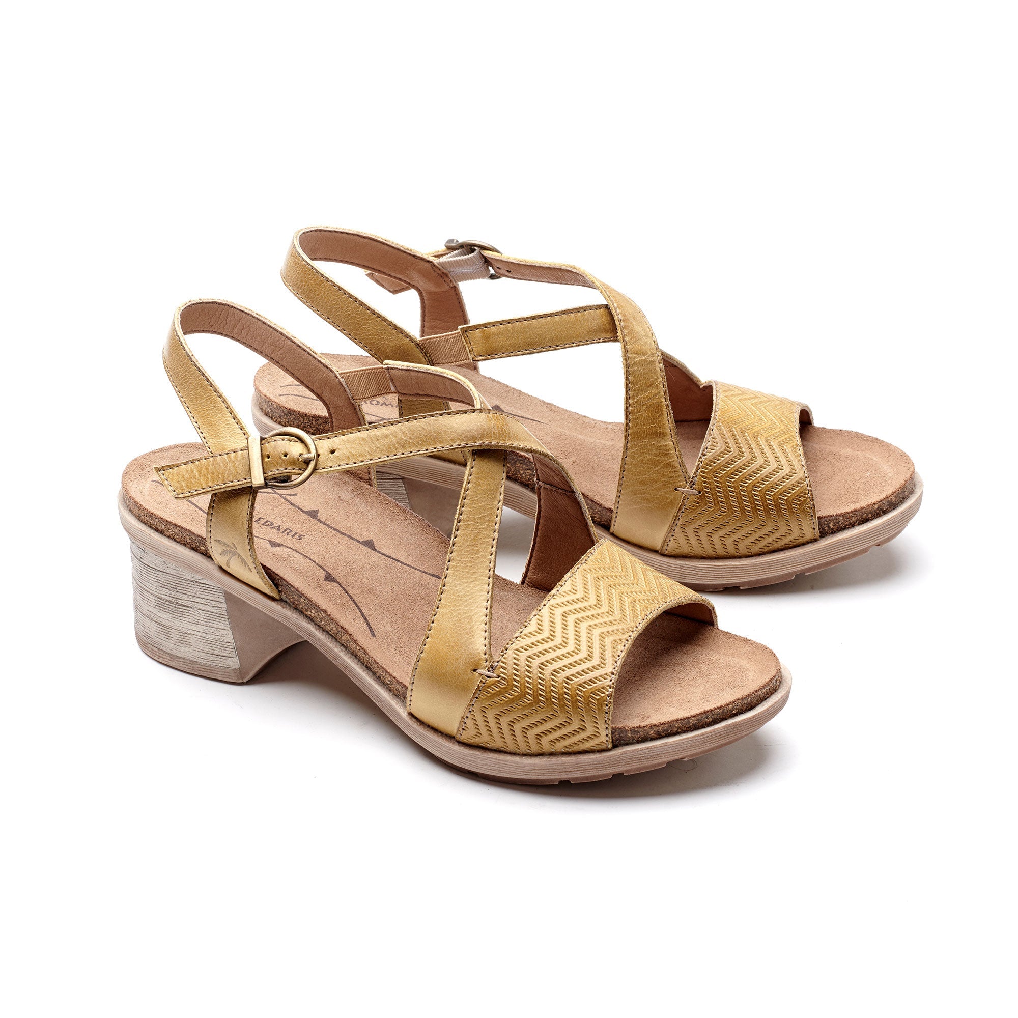 Dromedaris Sienna Adjustable Leather Sandal