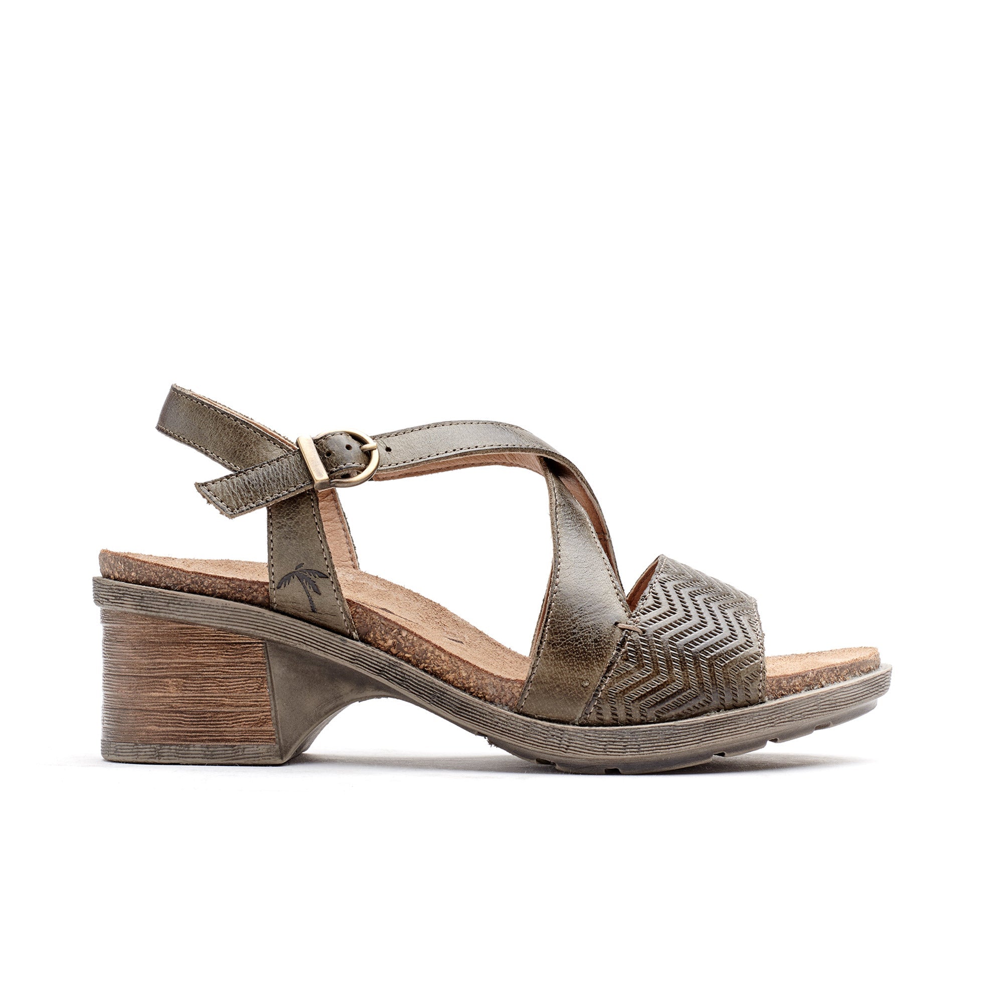 Dromedaris Sienna Adjustable Leather Sandal