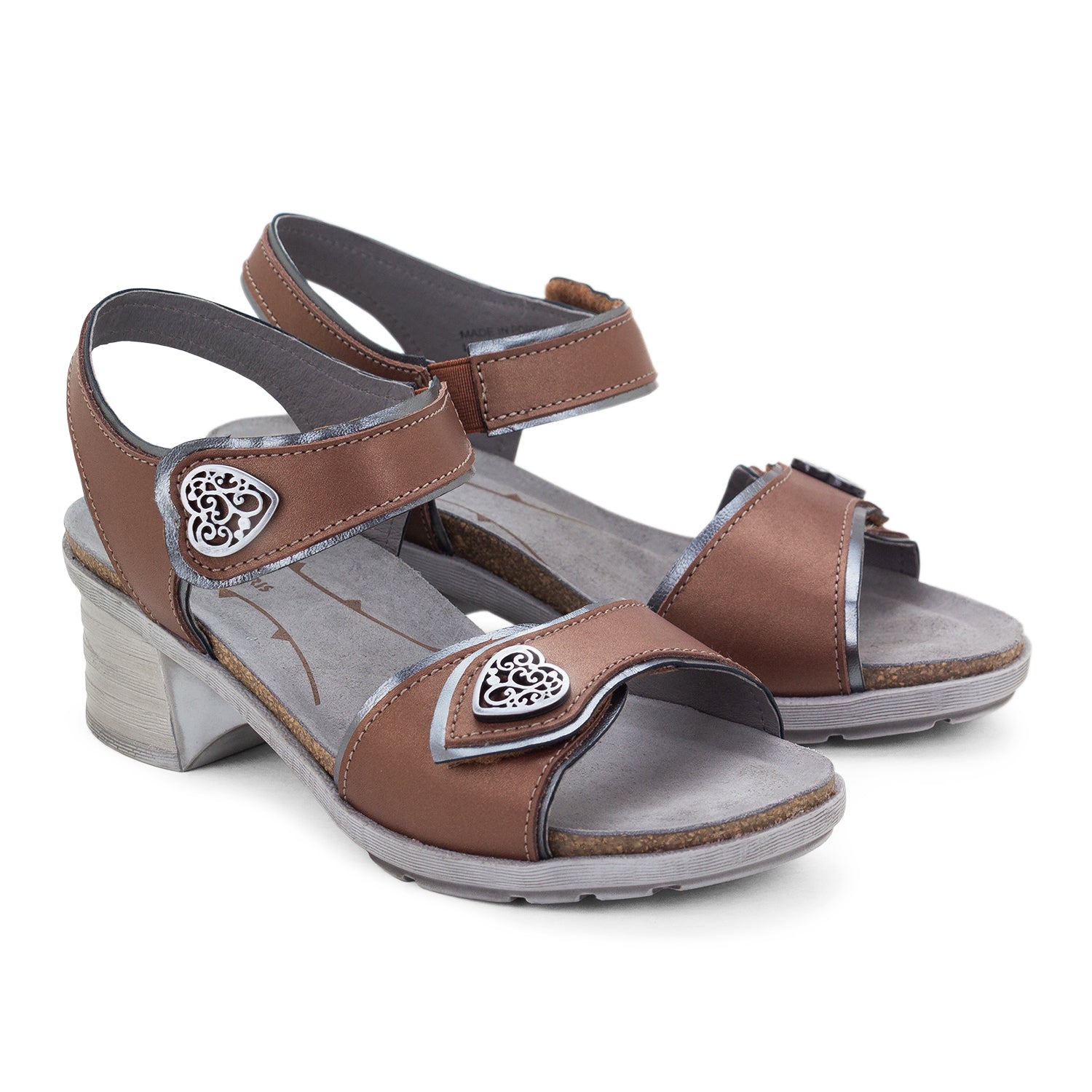 Dromedaris Silvie Adjustable Leather Sandals