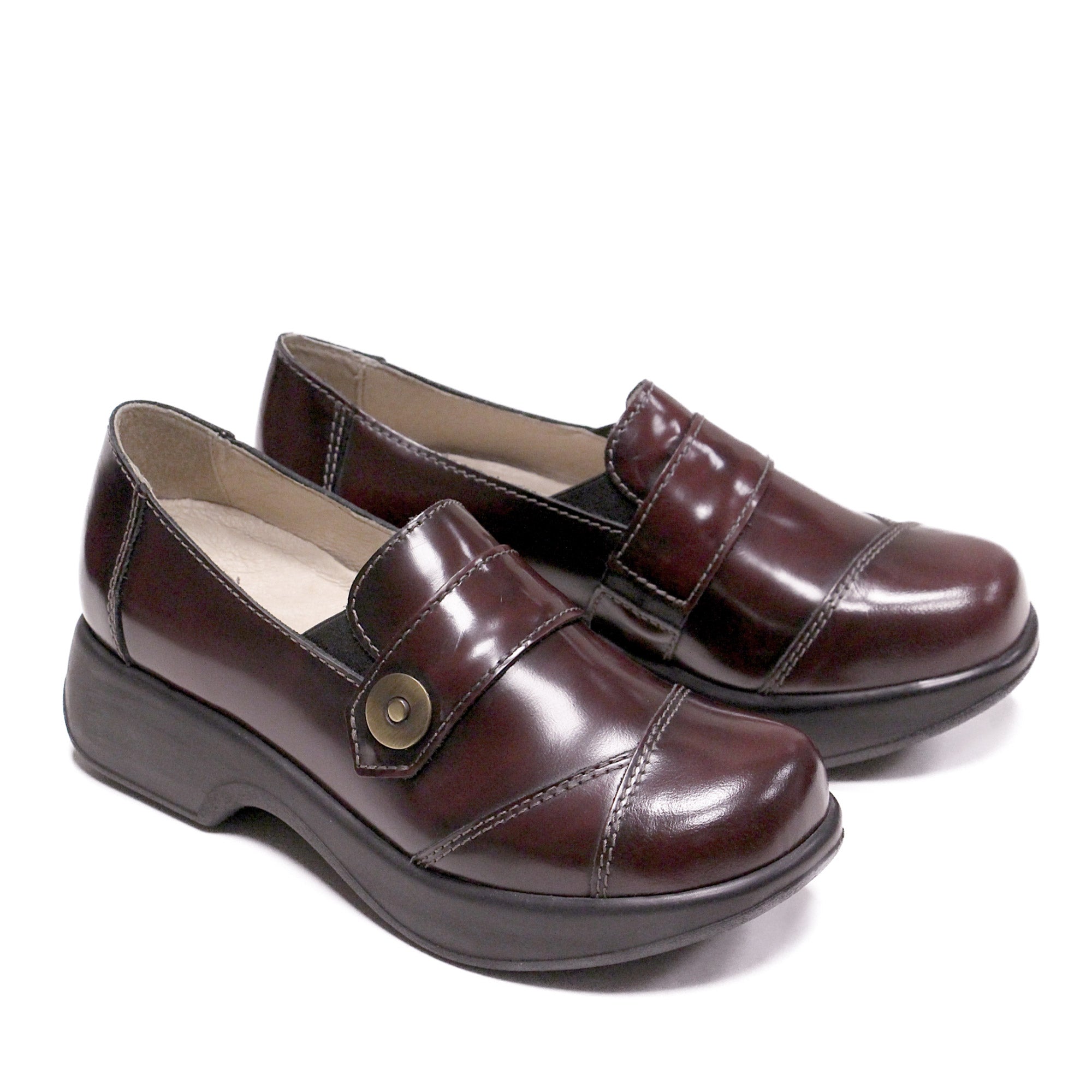 Dromedaris Stella Leather Slip-On Comfort Shoe