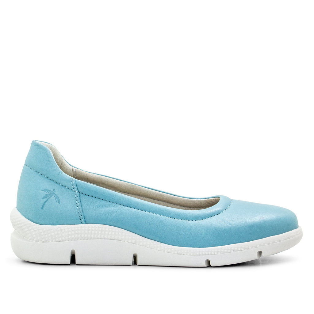 Dromedaris Vanessa Leather Slip-On Wedge