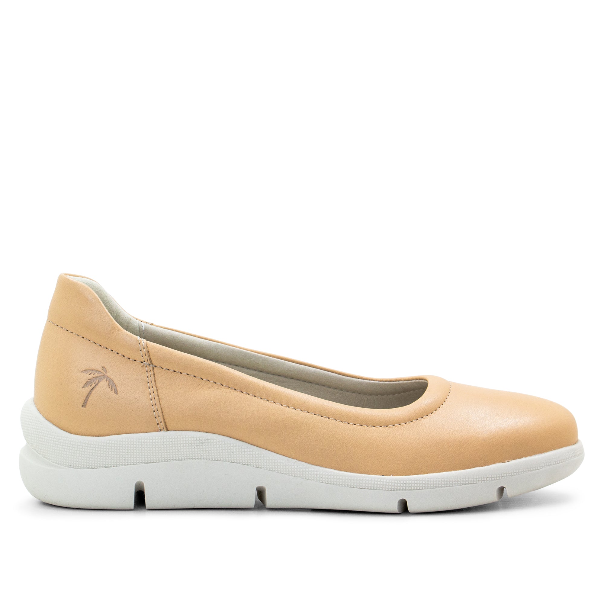 Dromedaris Vanessa Leather Slip-On Wedge