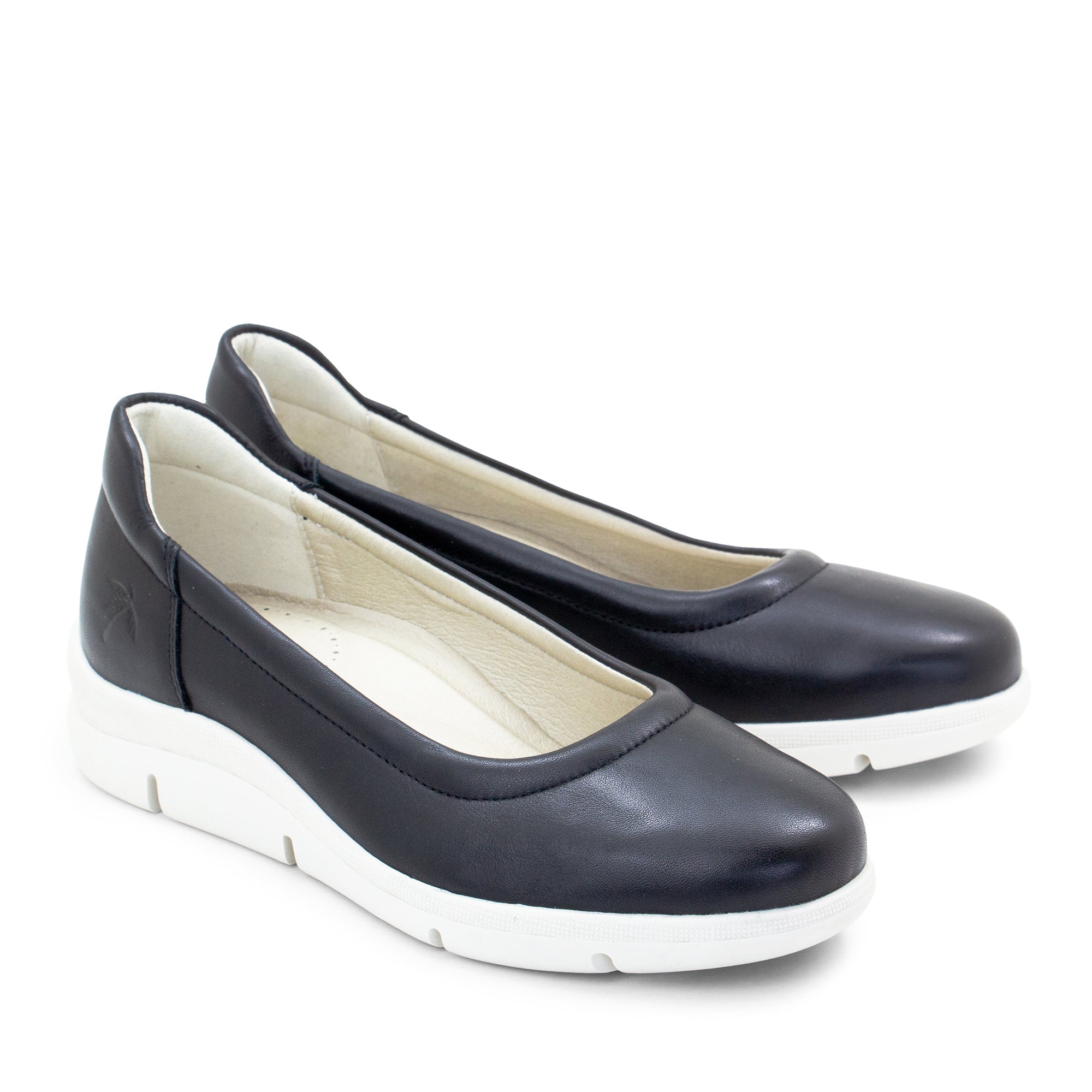 Dromedaris Vanessa Leather Slip-On Wedge