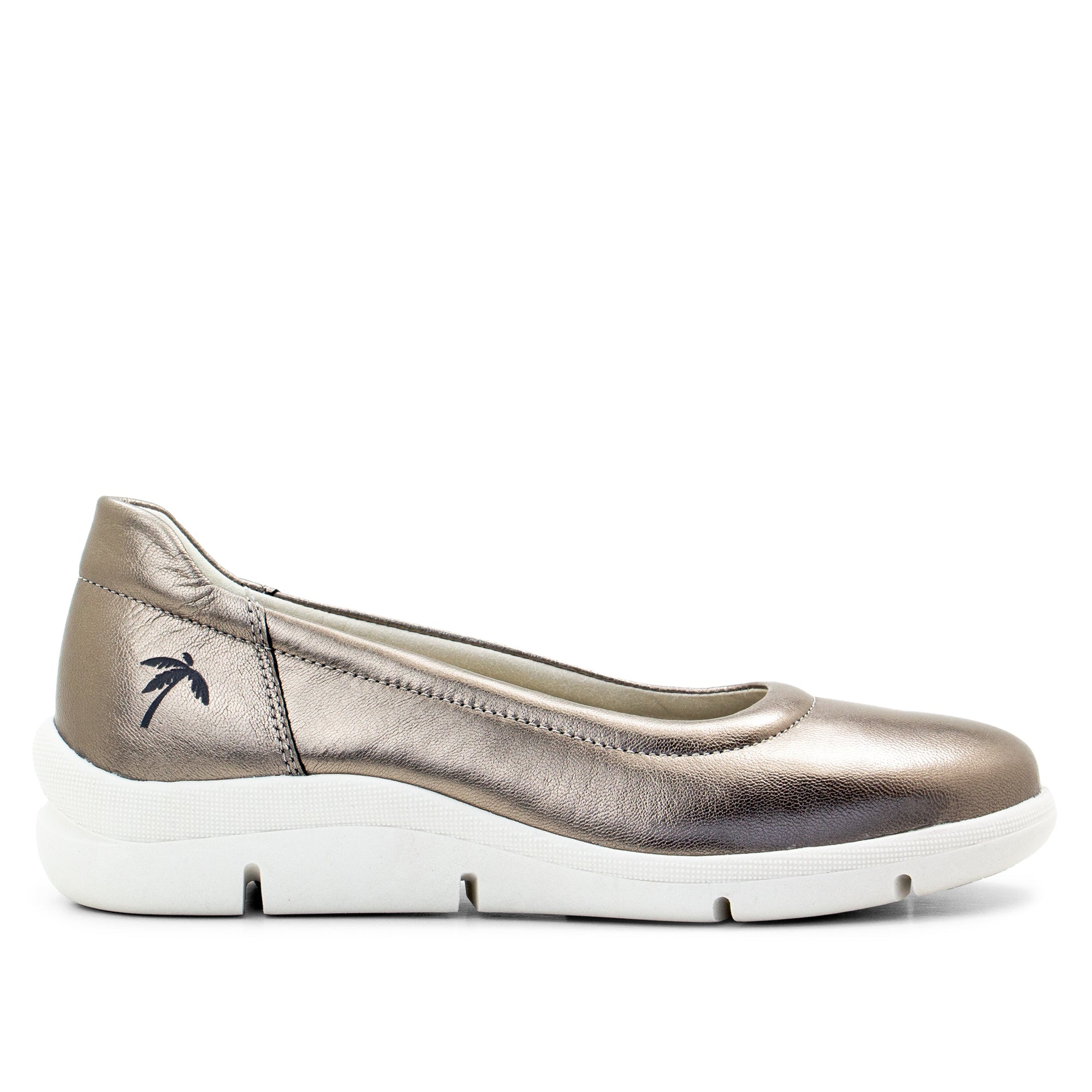 Dromedaris Vanessa Leather Slip-On Wedge