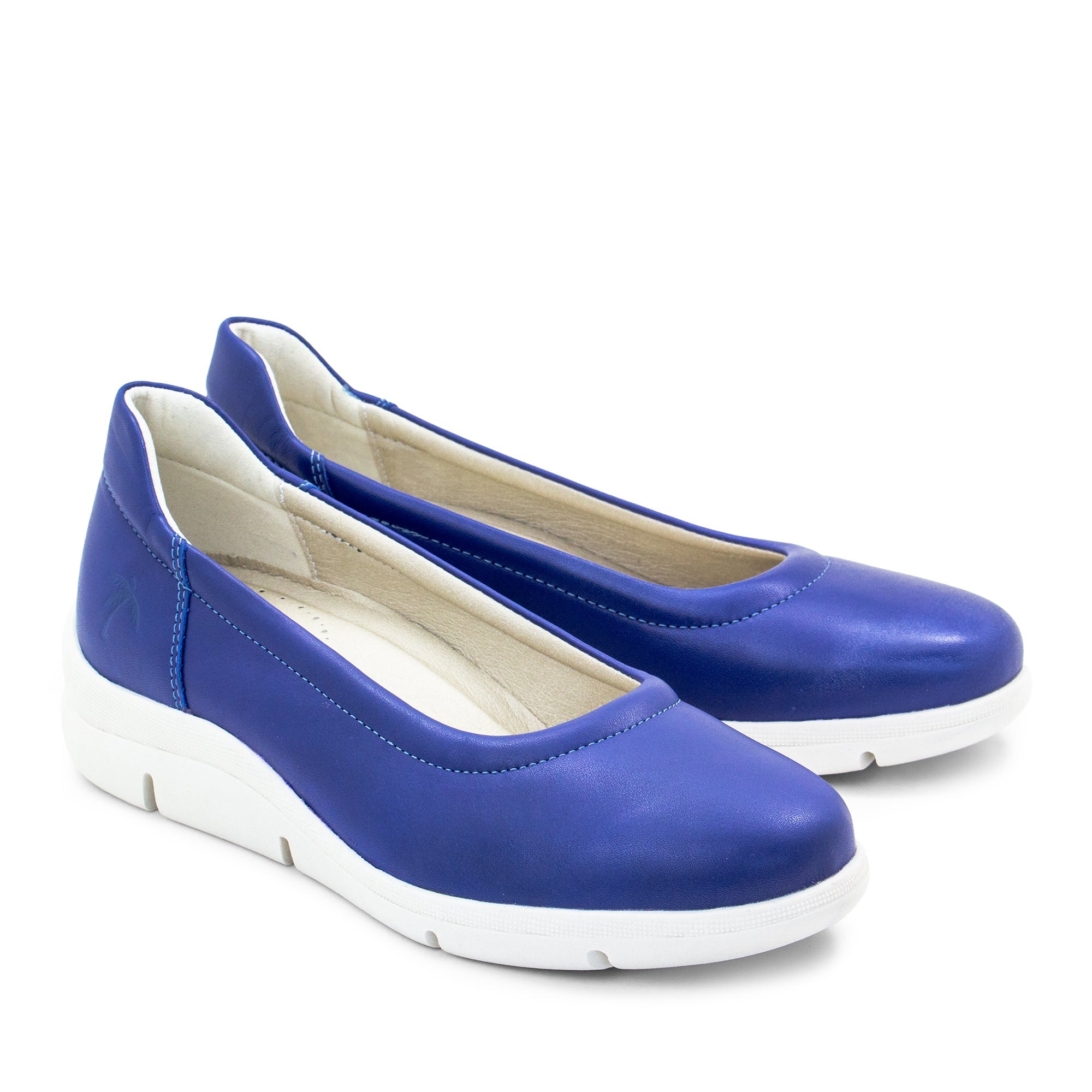 Dromedaris Vanessa Leather Slip-On Wedge
