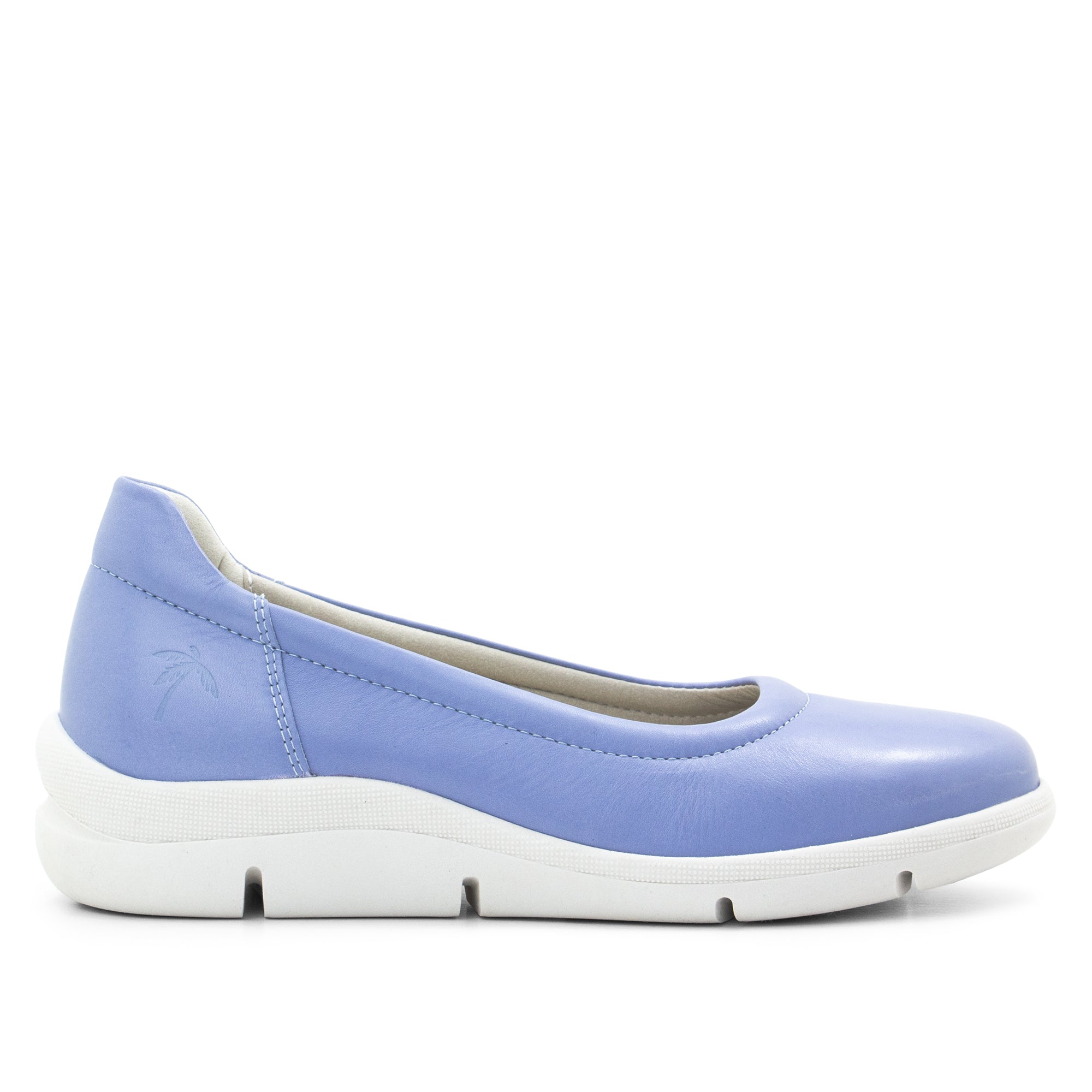Dromedaris Vanessa Leather Slip-On Wedge