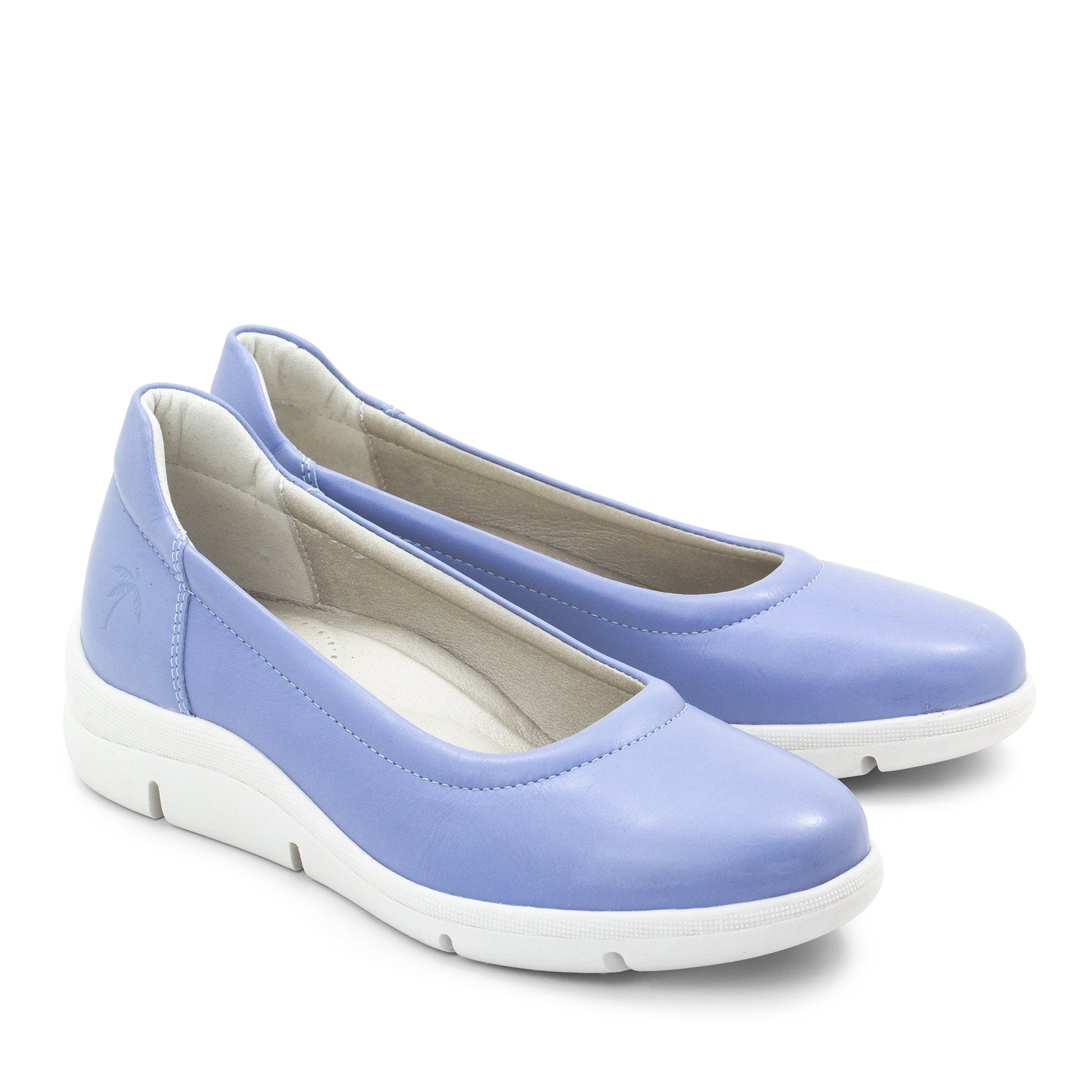 Dromedaris Vanessa Leather Slip-On Wedge