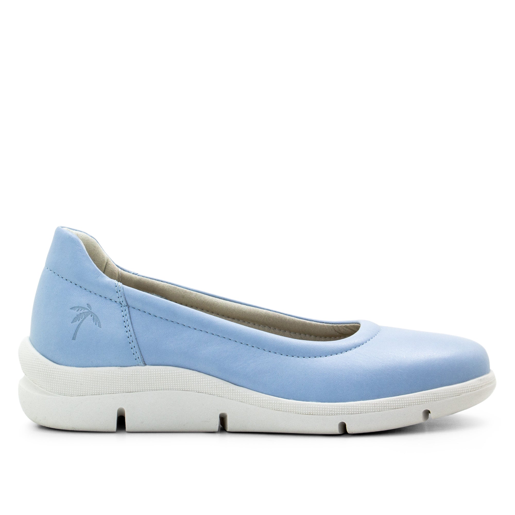 Dromedaris Vanessa Leather Slip-On Wedge
