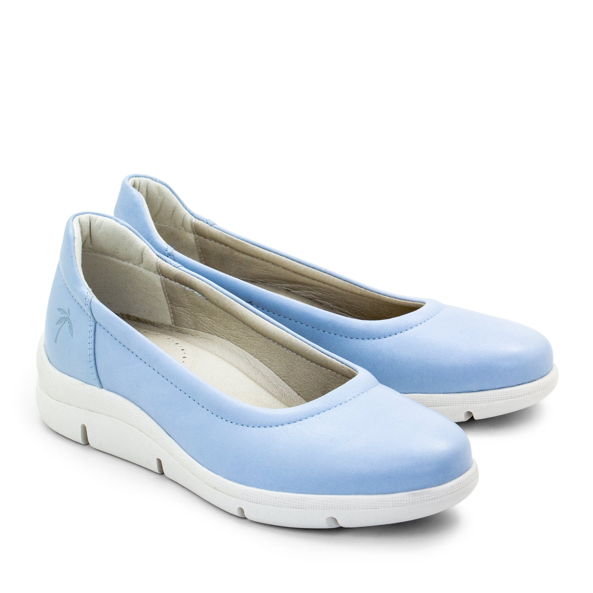 Dromedaris Vanessa Leather Slip-On Wedge