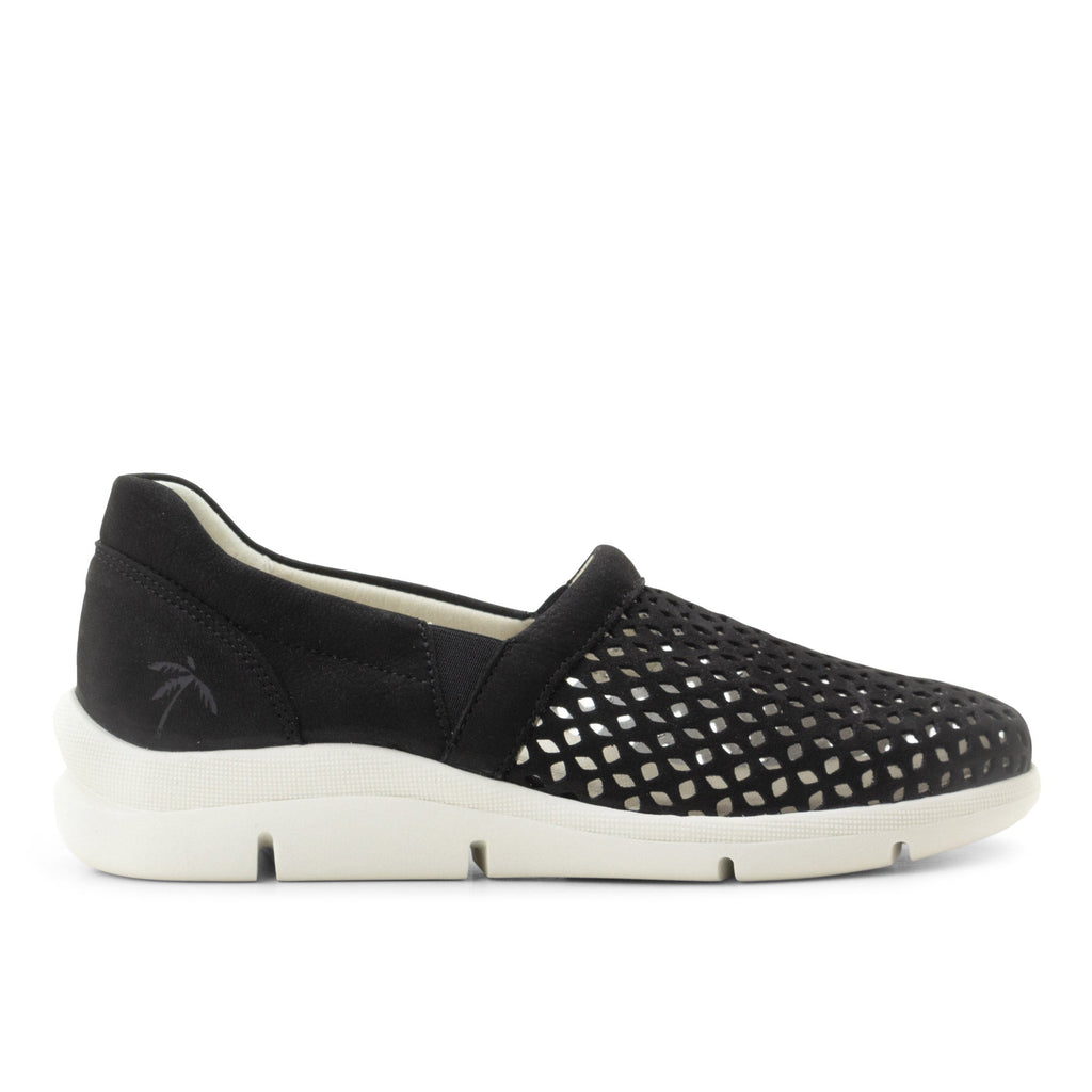 Dromedaris Vicky Perforated Leather Slip-On
