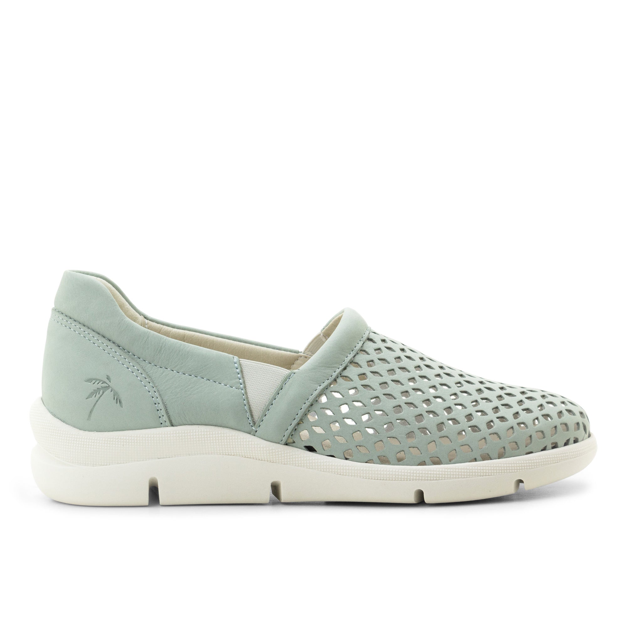 Dromedaris Vicky Perforated Leather Slip-On