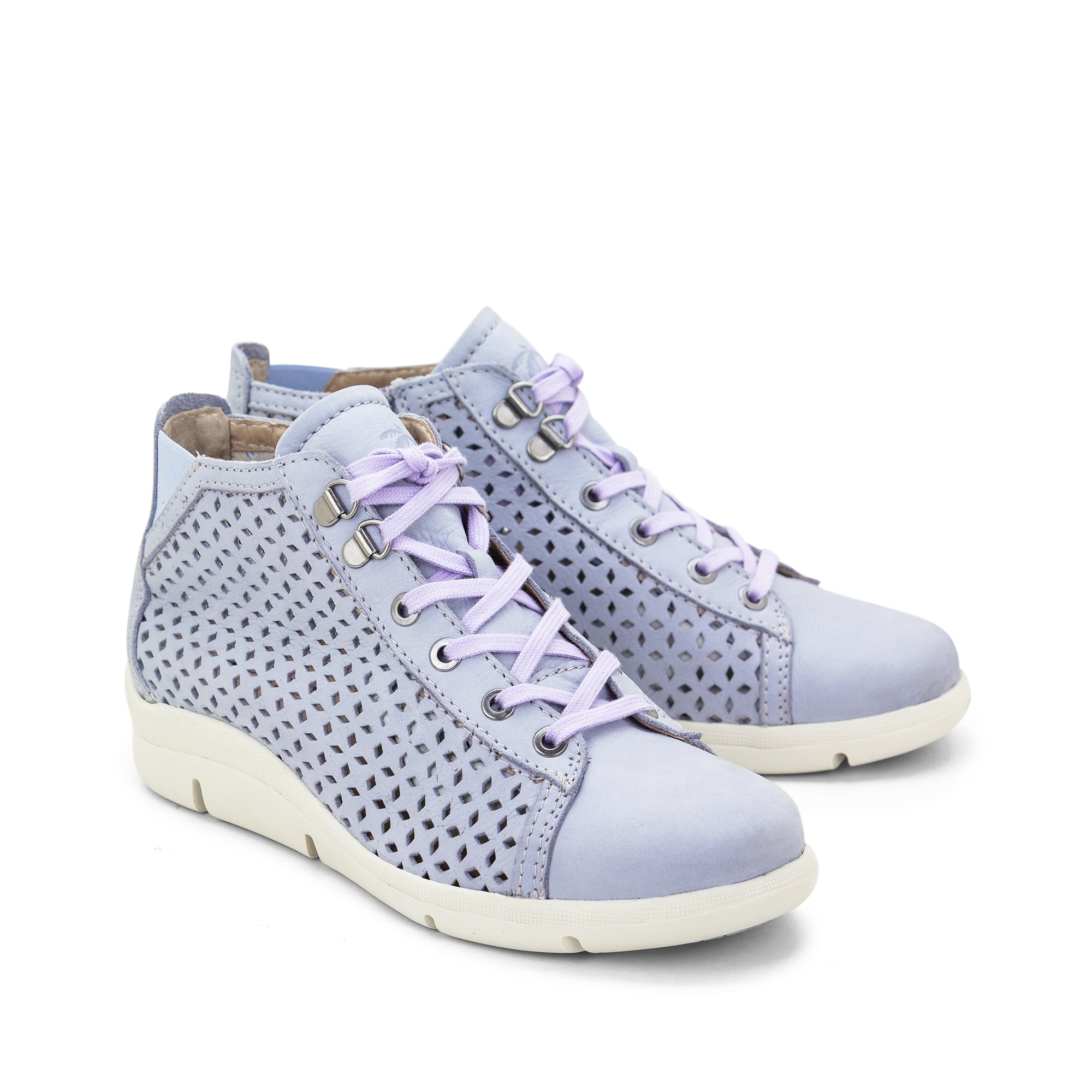 Dromedaris Victoria Perforated Leather Summer Bootie