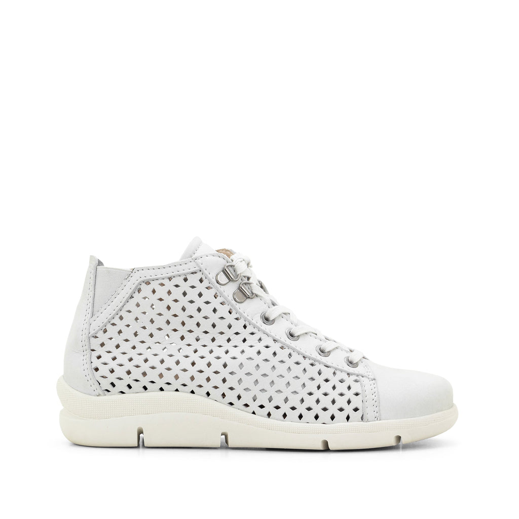 Dromedaris Victoria Perforated Leather Summer Bootie
