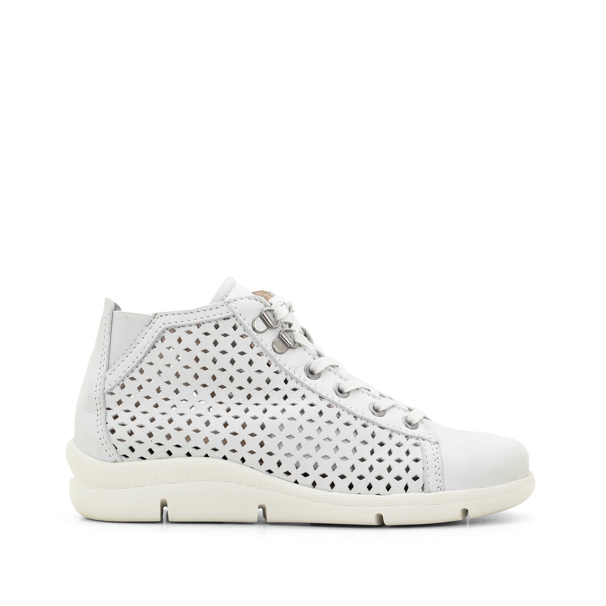 Dromedaris Victoria Perforated Leather Summer Bootie