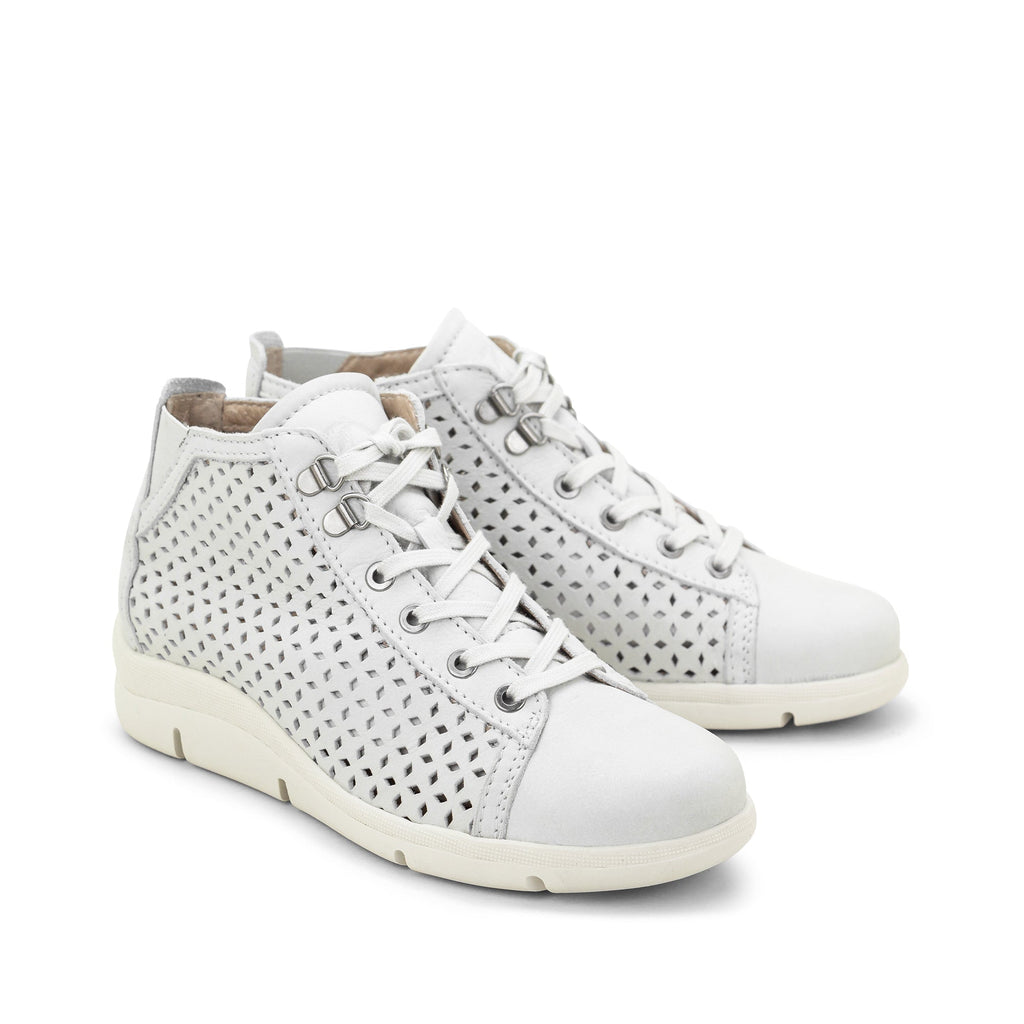 Dromedaris Victoria Perforated Leather Summer Bootie