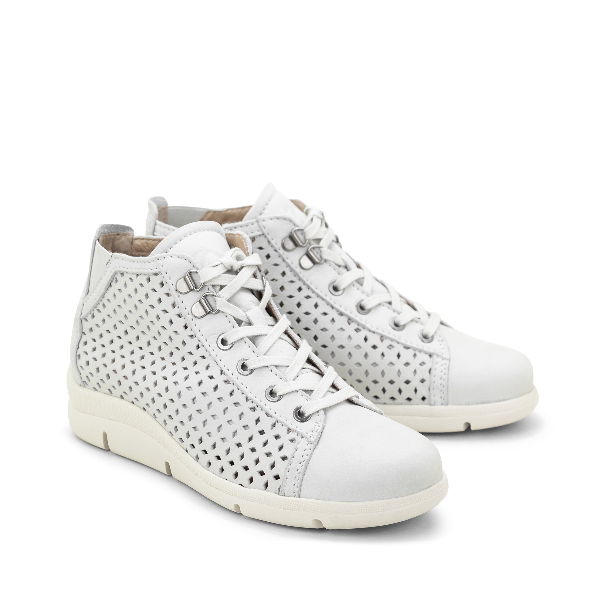 Dromedaris Victoria Perforated Leather Summer Bootie