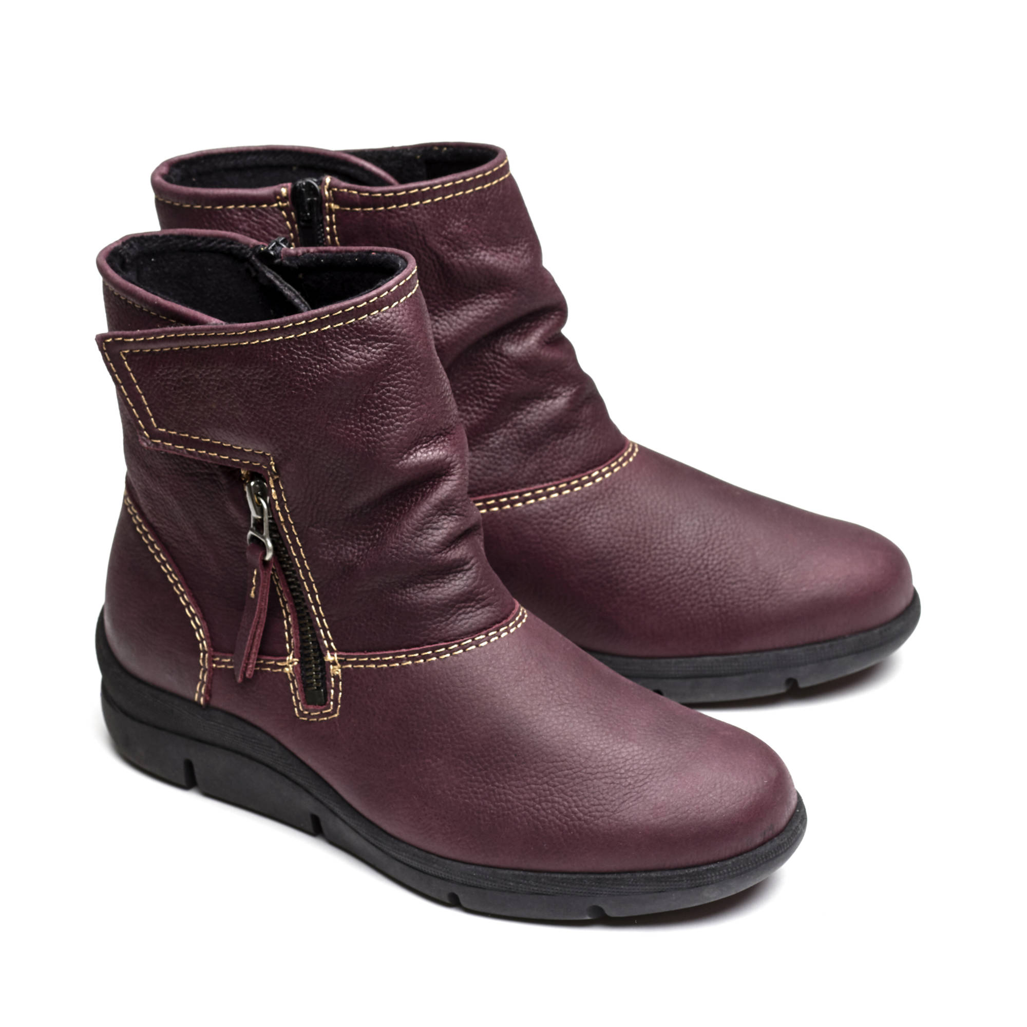 Dromedaris Vida Leather Slouch Bootie