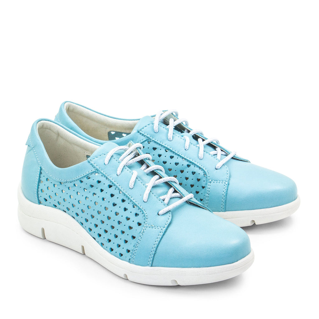 Dromedaris Vivian Perforated Leather Lace-Up Shoe