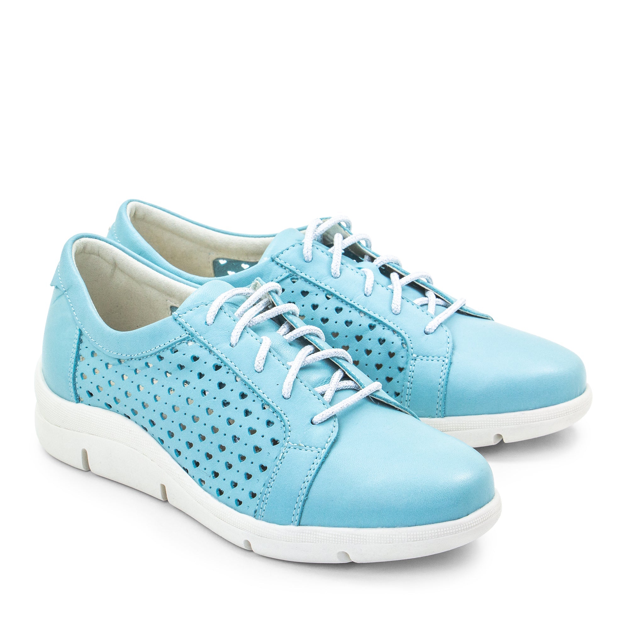 Dromedaris Vivian Perforated Leather Lace-Up Shoe