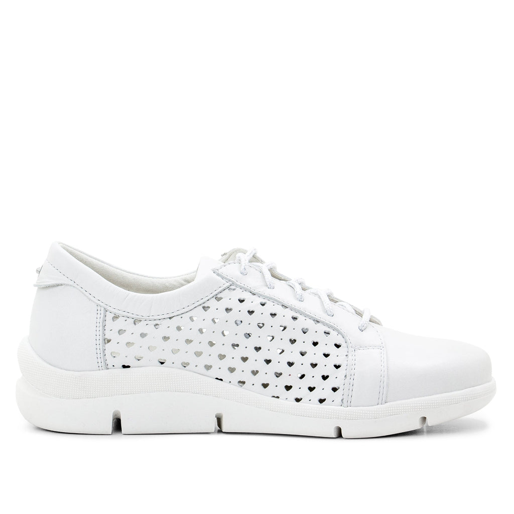 Dromedaris Vivian Perforated Leather Lace-Up Shoe