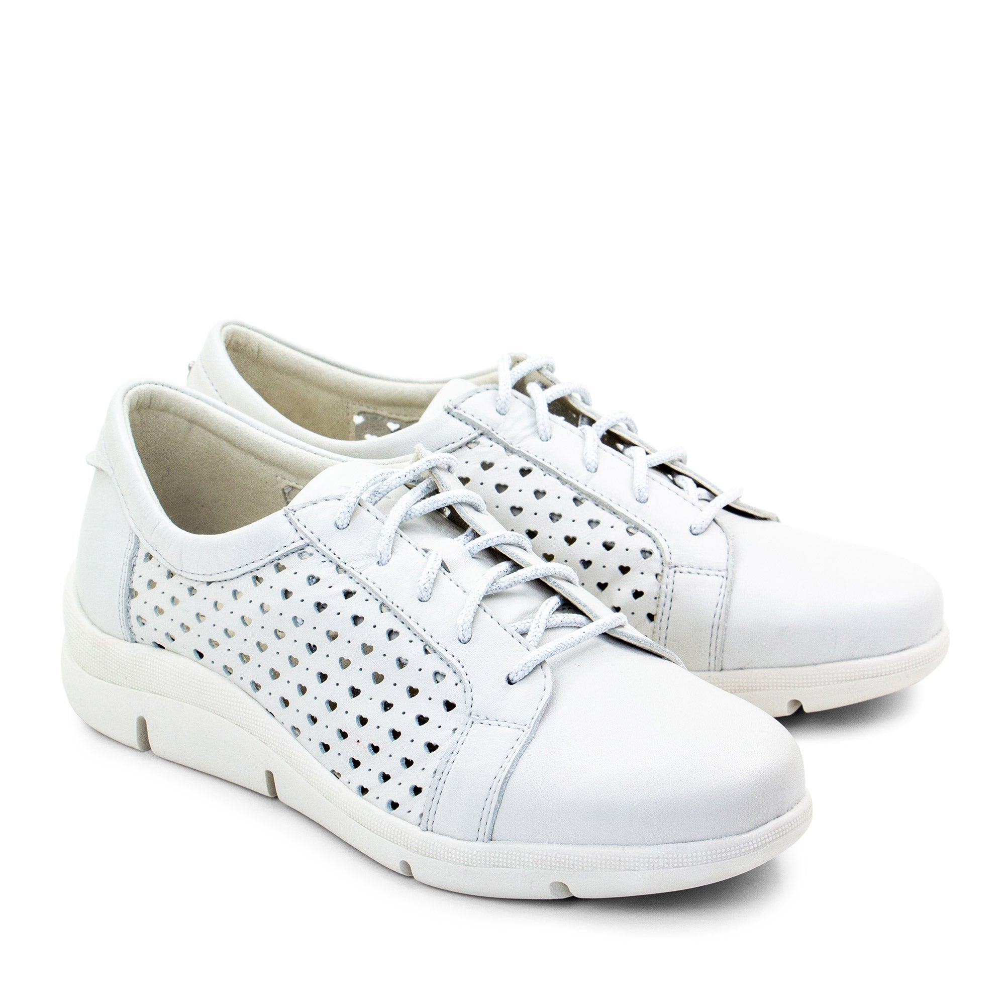 Dromedaris Vivian Perforated Leather Lace-Up Shoe