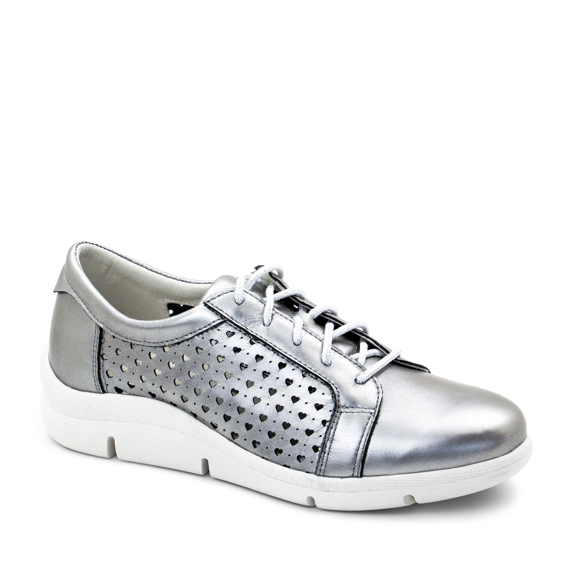 Dromedaris Vivian Perforated Leather Lace-Up Shoe