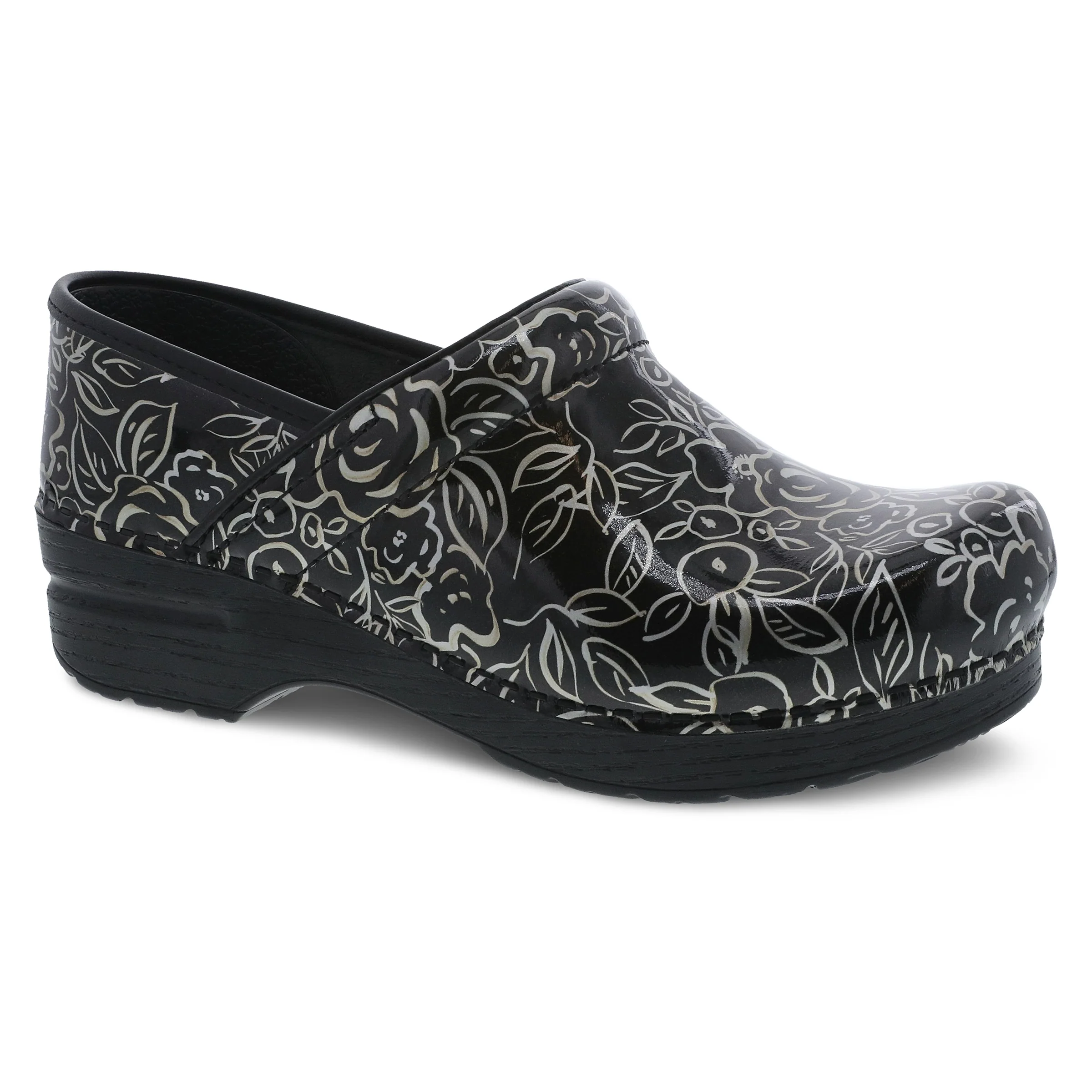Clogs: Dansko Professional Metallic Rose Patent