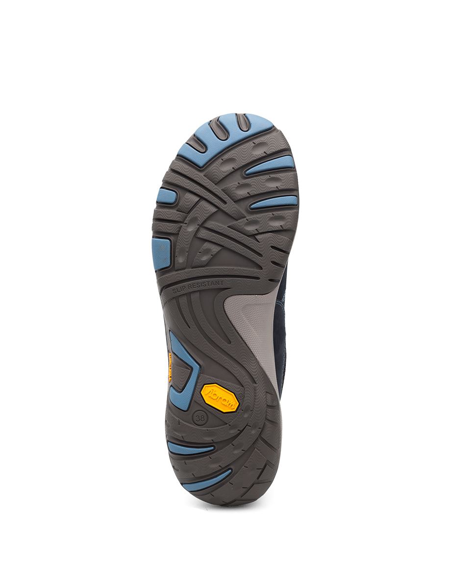 Walking Shoes Dansko Paisley Navy Milled Nubuck Medium