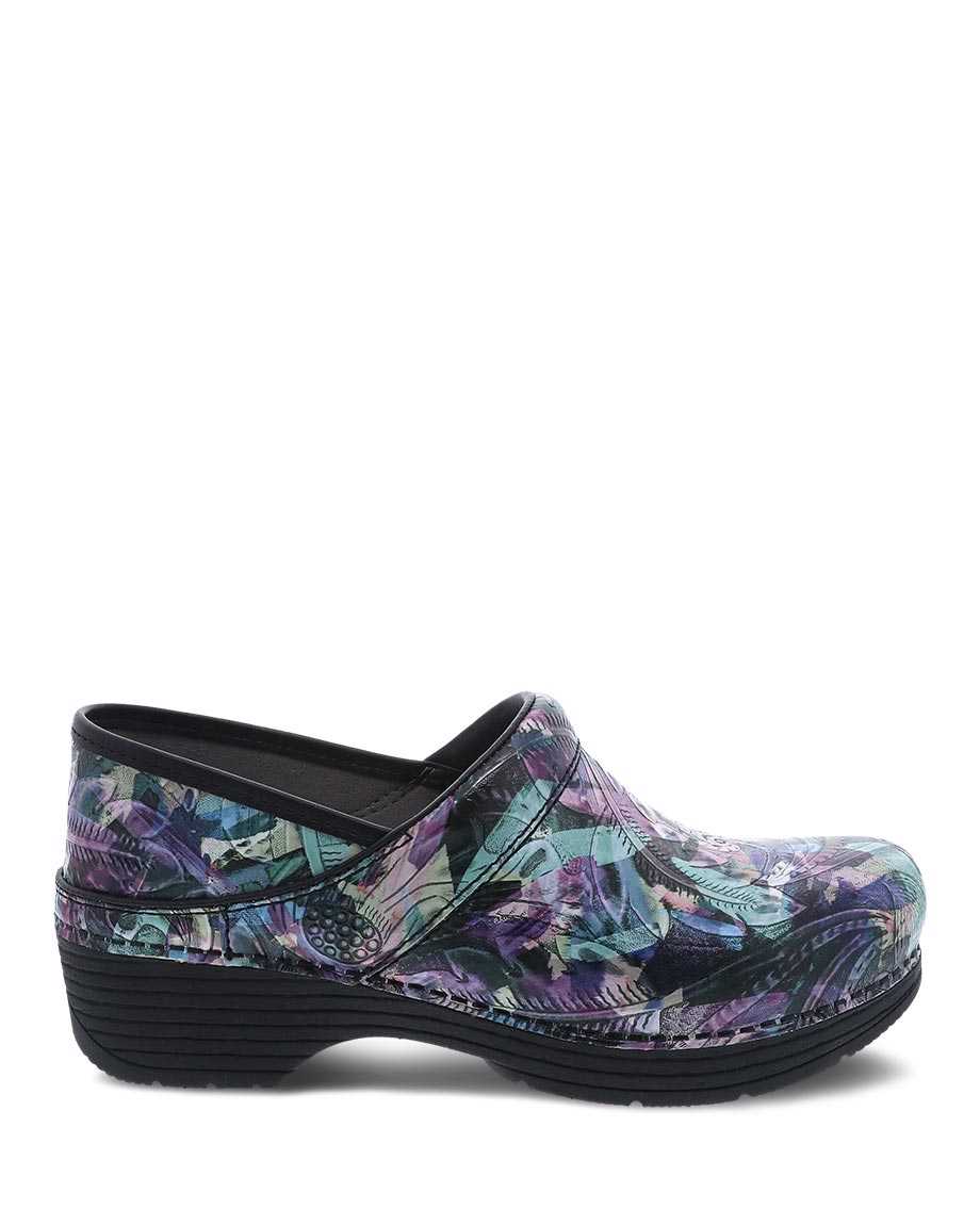 Dansko watercolor clogs discount