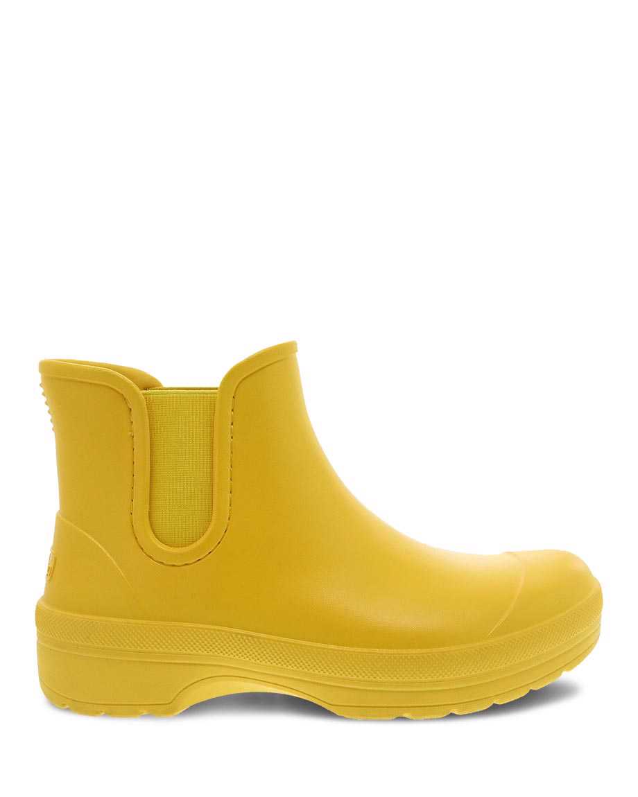 View All Shoes Dansko Karmel Yellow Rain Boot