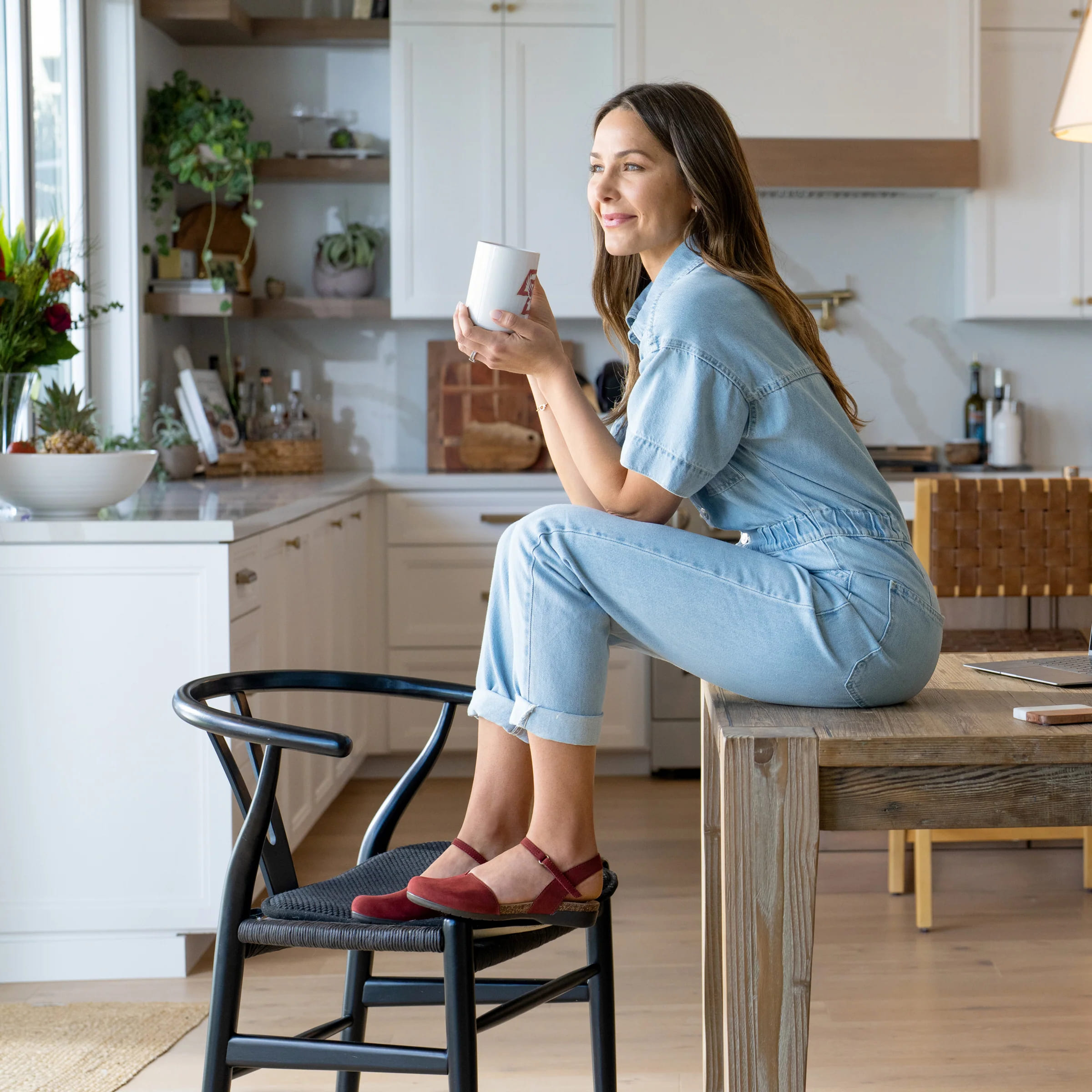 Sandals: Dansko Rowan Cinnabar Milled Nubuck Mary Jane